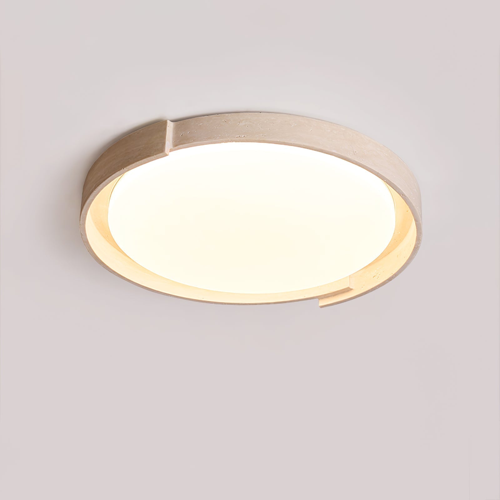 Zevinarae Travertine Ceiling Light - Letslighting