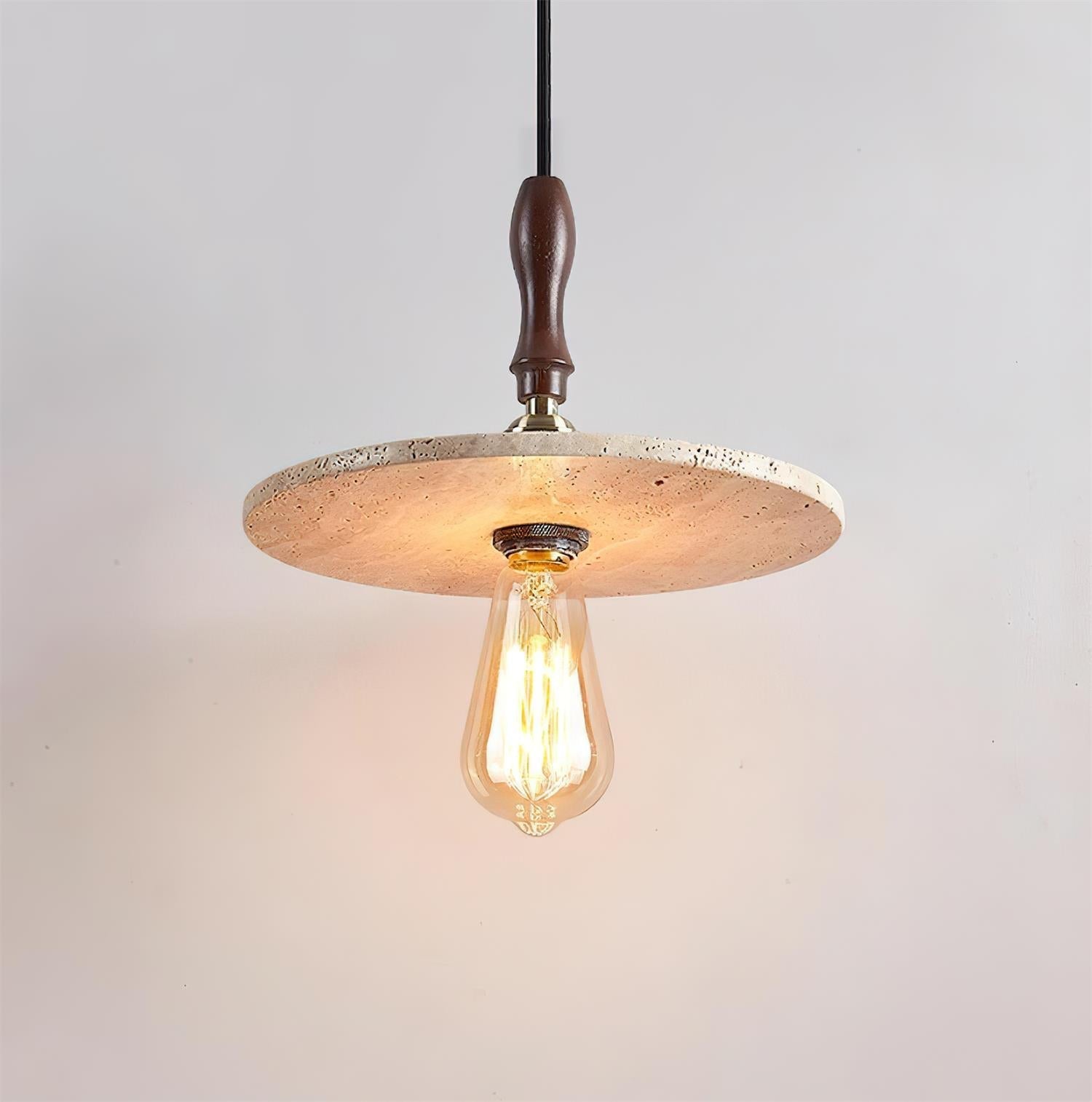 Ritta Orbit Pendant Light Travertine - Letslighting