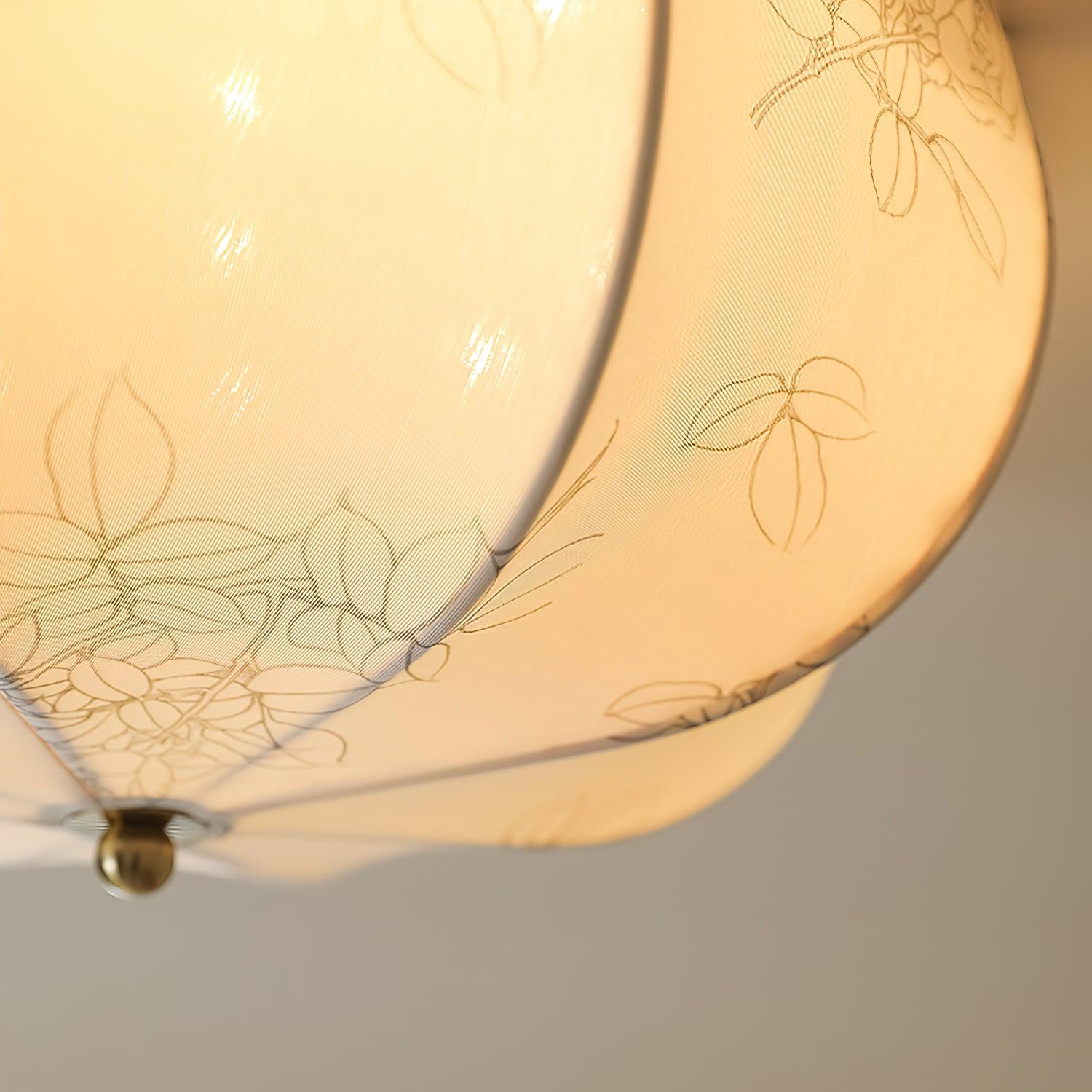 Ilvara Premium Nordisch Kunst Stoff Deckenleuchte-Letslighting