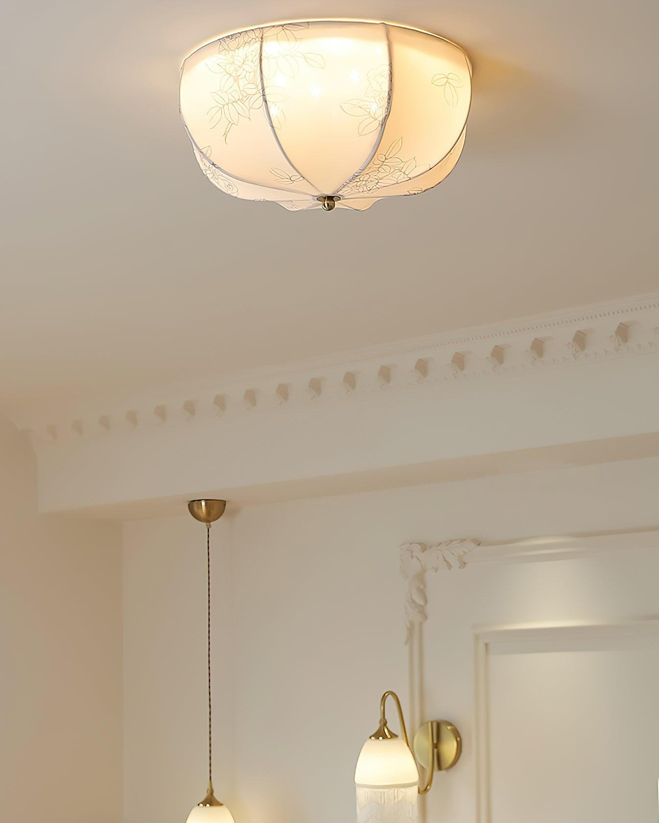 Ilvara Premium Nordisch Kunst Stoff Deckenleuchte-Letslighting