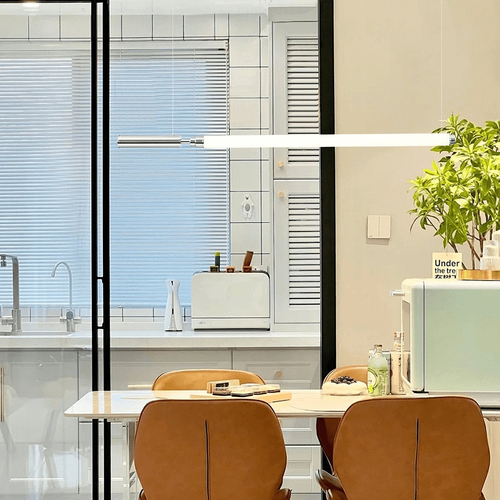 Ollaeos Modern Minimalistisch Glas Pendelleuchte-Letslighting