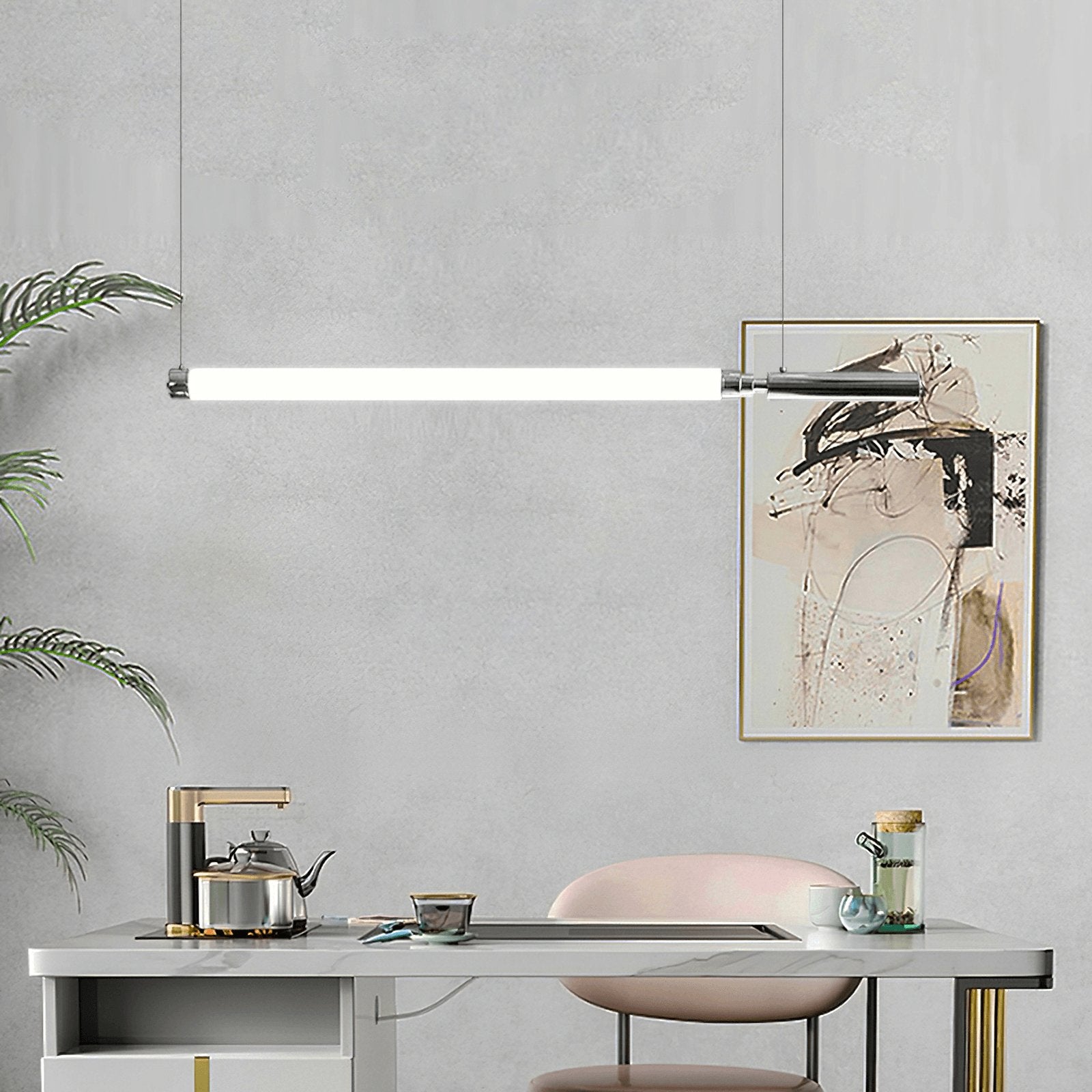 Ollaeos Modern Minimalistisch Glas Pendelleuchte-Letslighting
