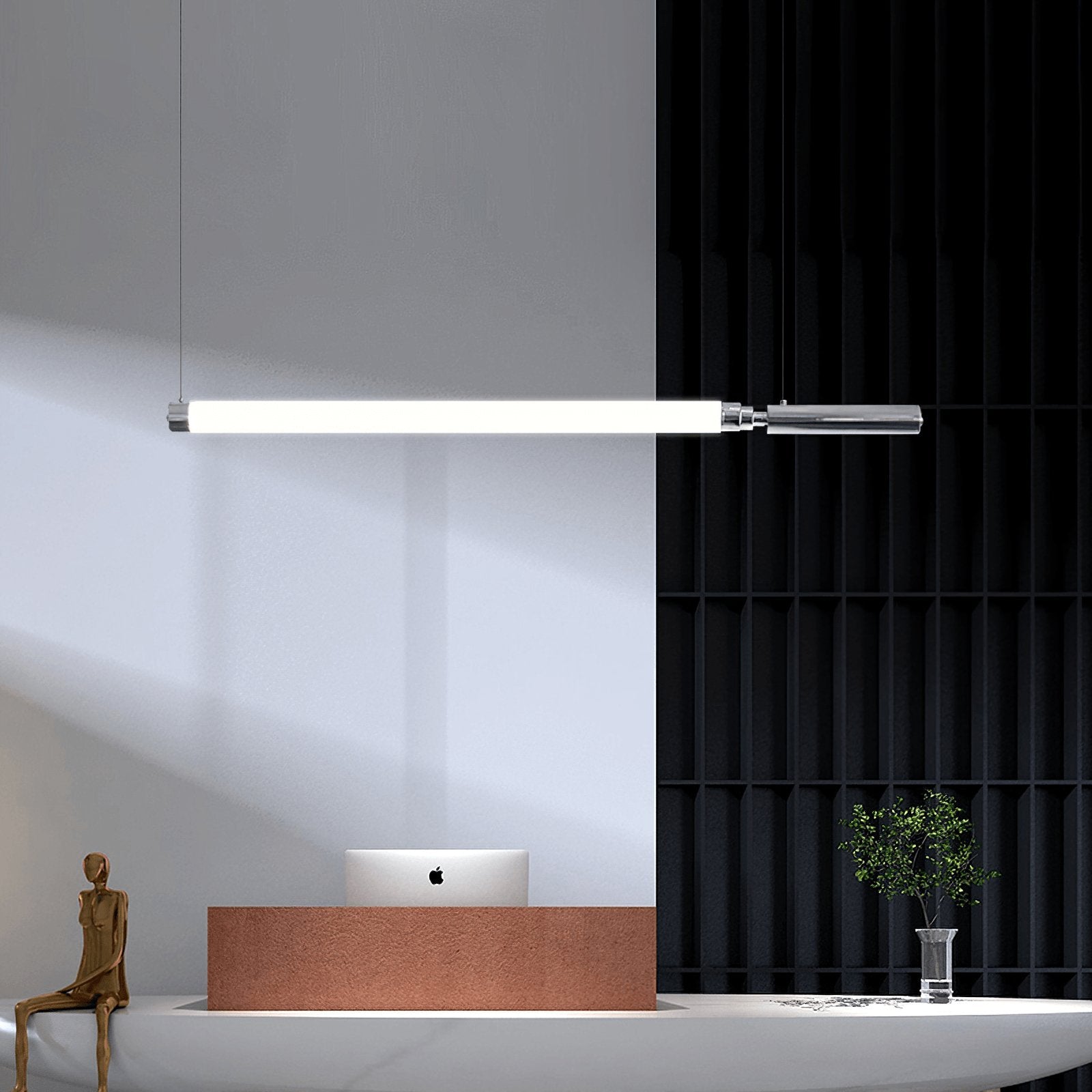 Ollaeos Modern Minimalistisch Glas Pendelleuchte-Letslighting