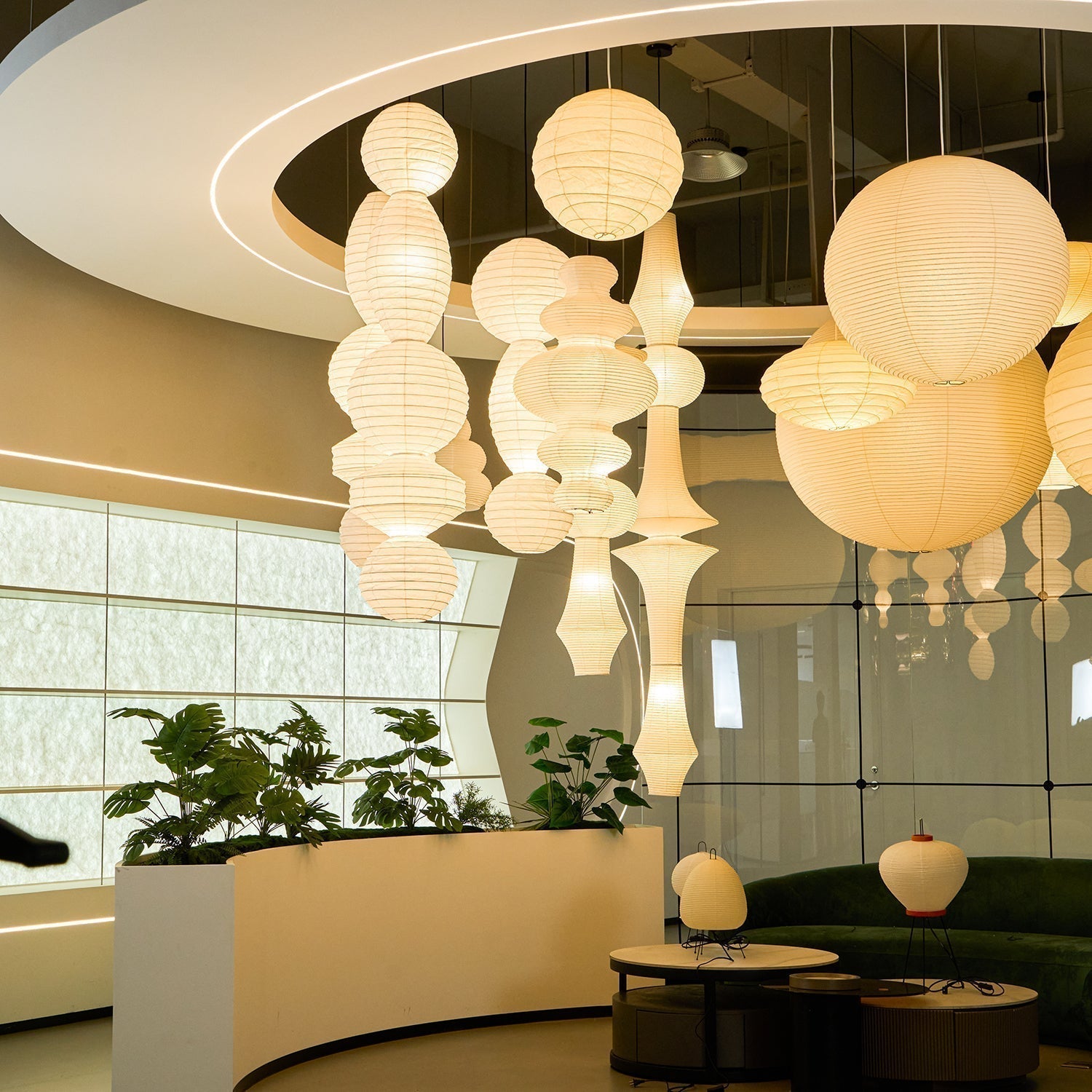 Elthayra Natur Serie Bambus Laterne Pendelleuchte-Letslighting