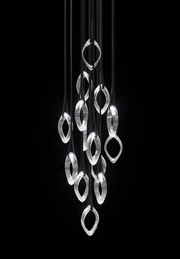 Ivvyne Moderner Glas-Kronleuchter-Letslighting