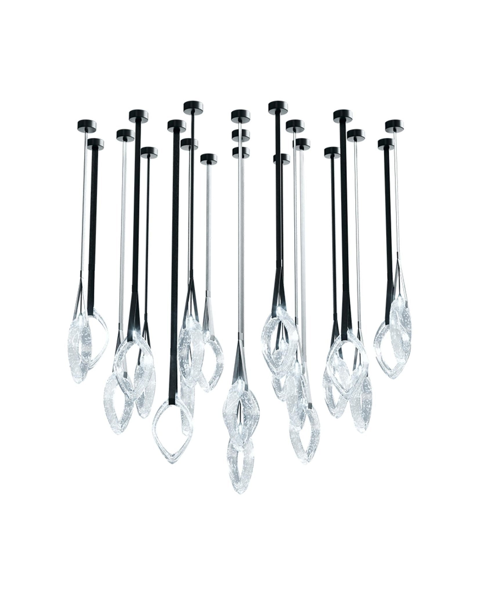 Ivvyne Moderner Glas-Kronleuchter-Letslighting
