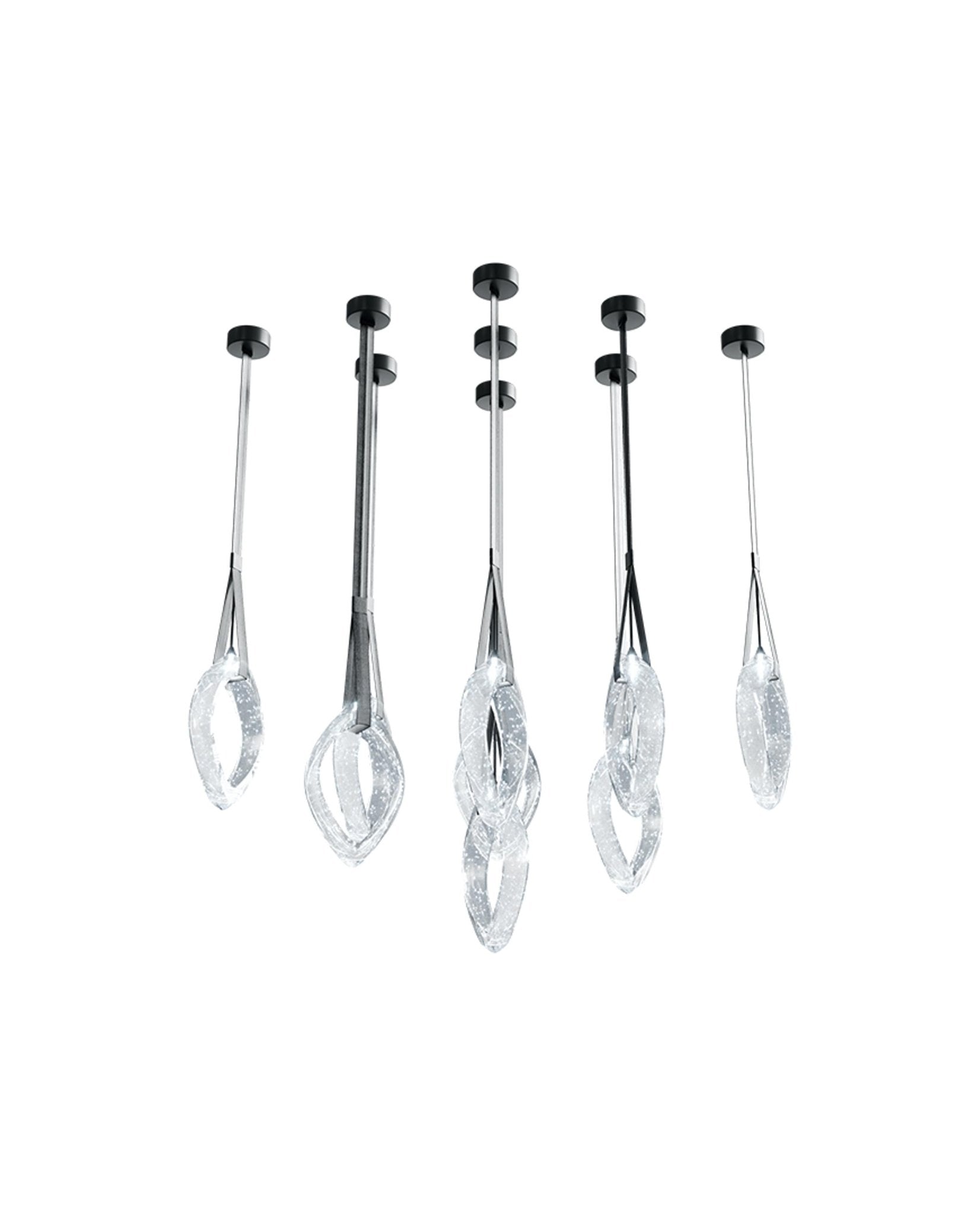 Ivvyne Moderner Glas-Kronleuchter-Letslighting