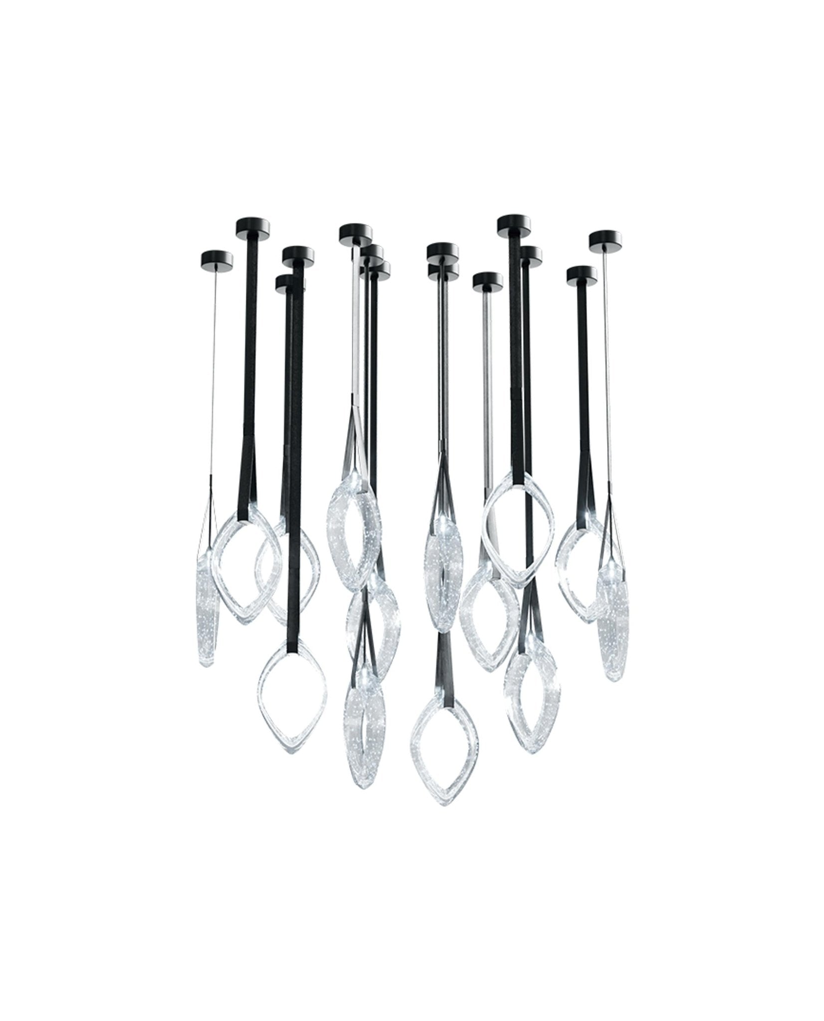 Ivvyne Moderner Glas-Kronleuchter-Letslighting