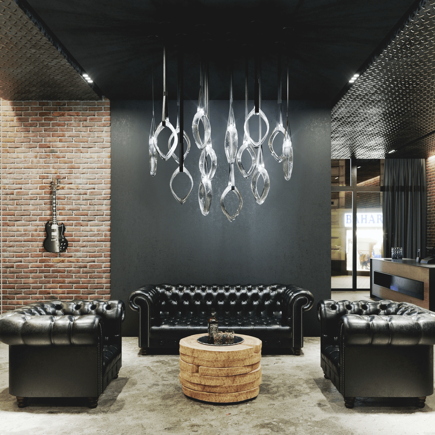 Ivvyne Moderner Glas-Kronleuchter-Letslighting