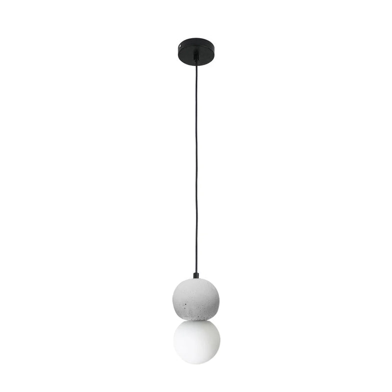 Solvicen Zement Minimalistisch Pendelleuchte-Letslighting