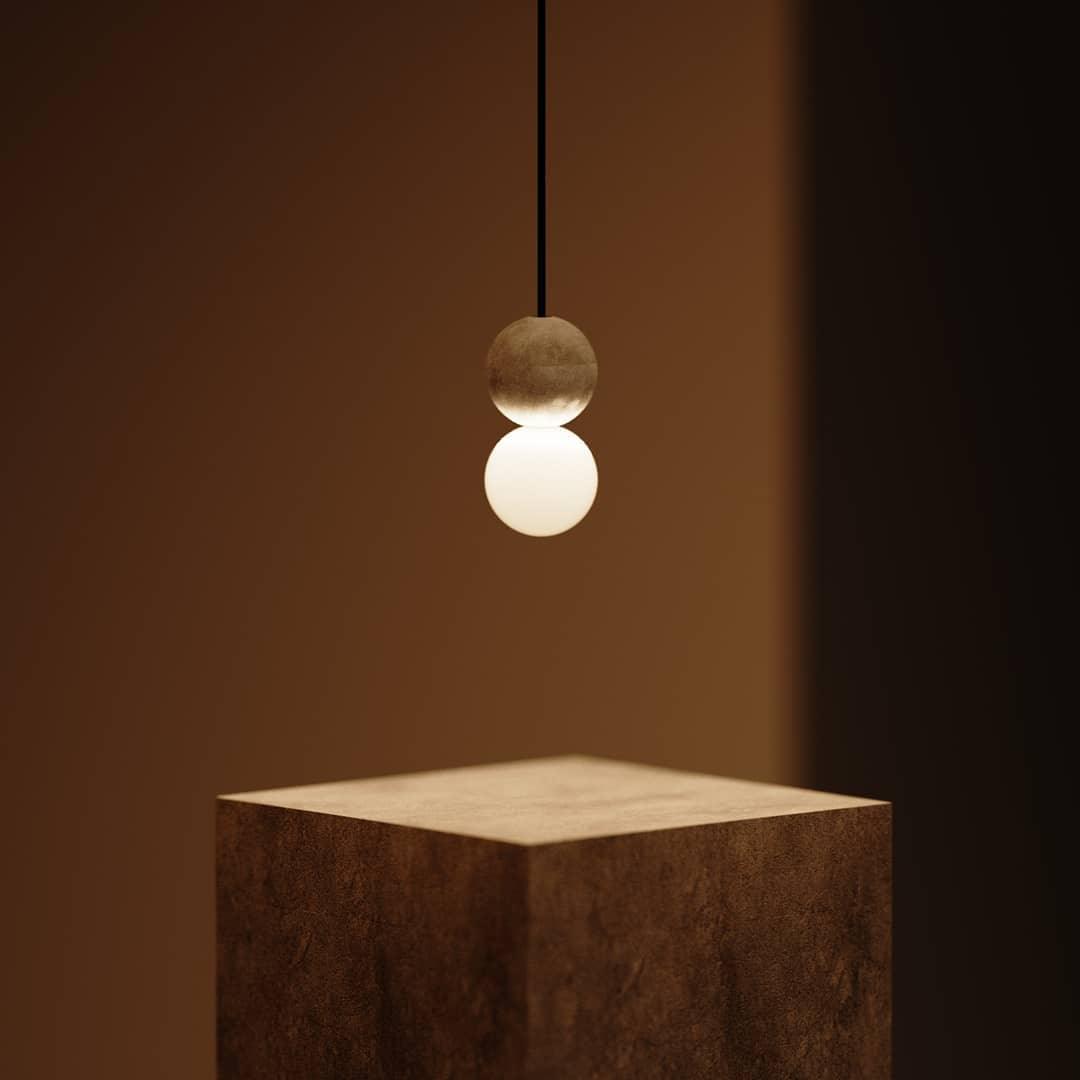 Solvicen Zement Minimalistisch Pendelleuchte-Letslighting