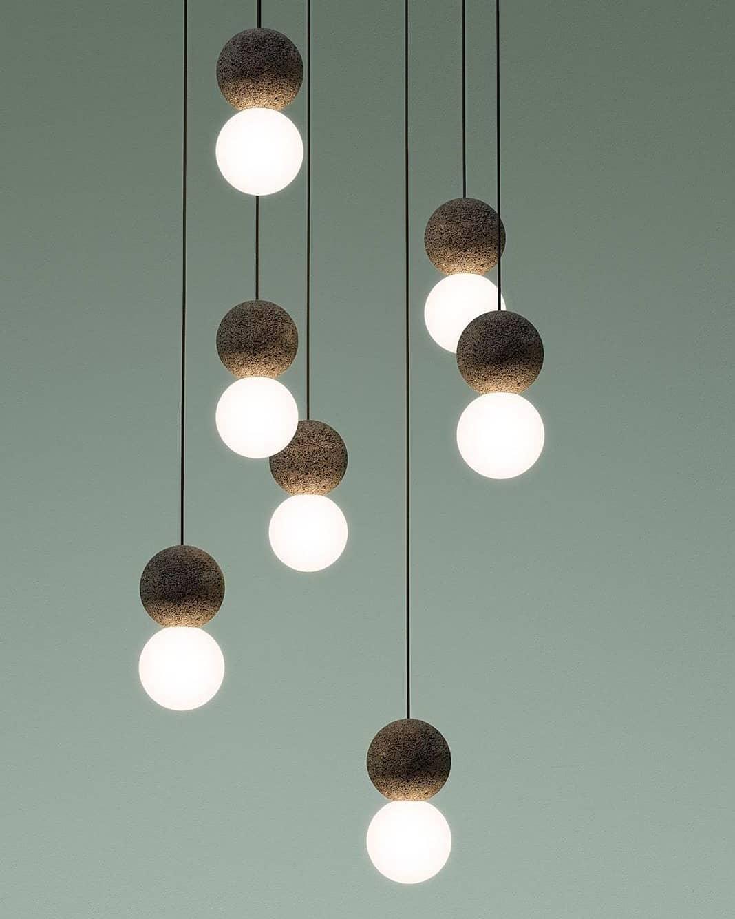 Solvicen Zement Minimalistisch Pendelleuchte-Letslighting