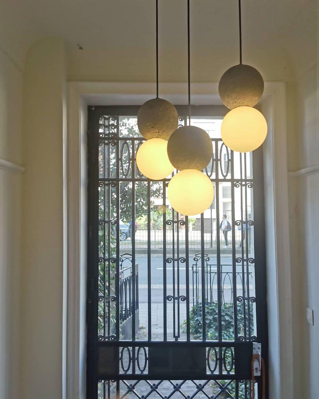 Solvicen Zement Minimalistisch Pendelleuchte-Letslighting