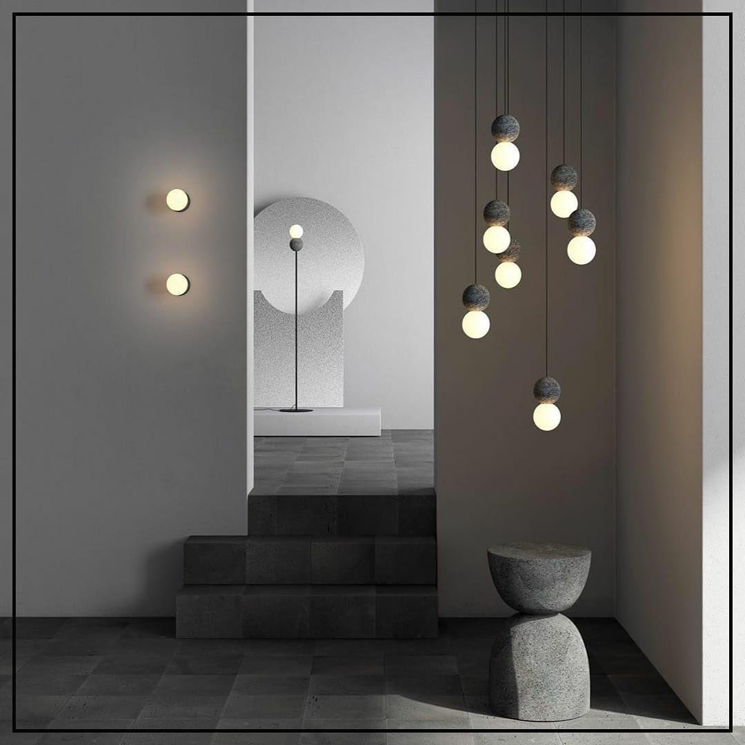 Solvicen Zement Minimalistisch Pendelleuchte-Letslighting