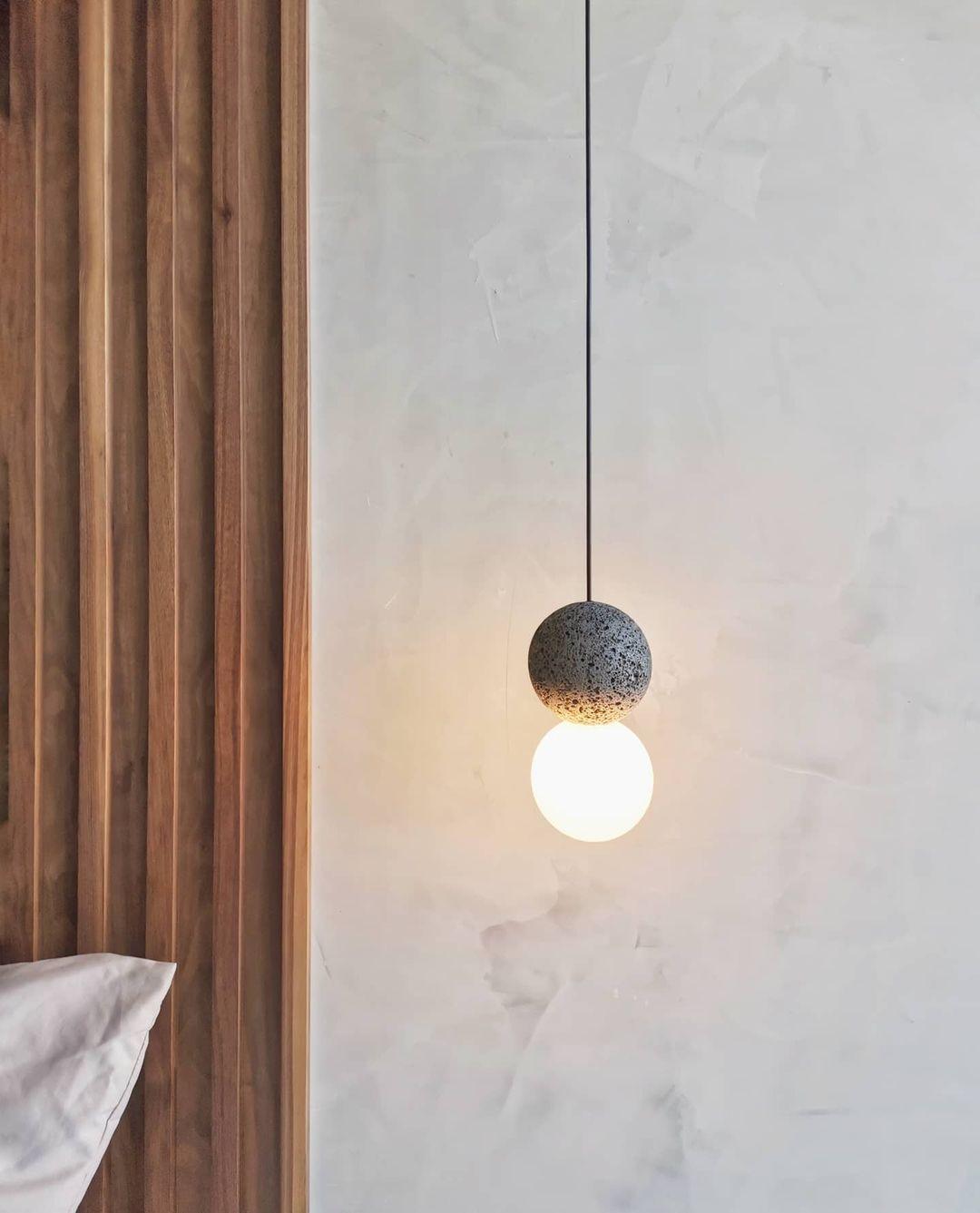 Solvicen Zement Minimalistisch Pendelleuchte-Letslighting