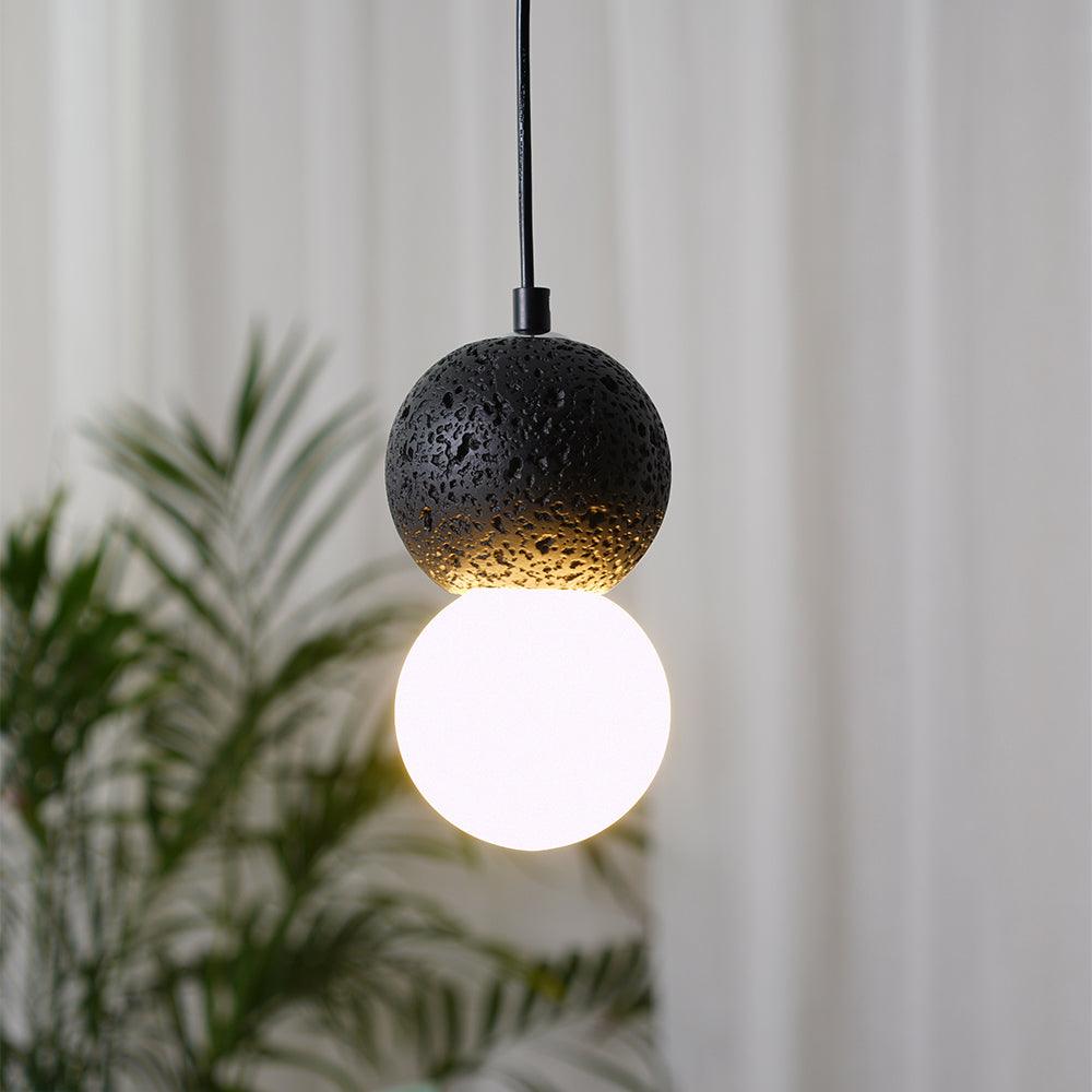 Solvicen Zement Minimalistisch Pendelleuchte-Letslighting