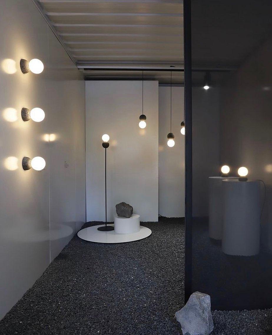 Solvicen Zement Minimalistisch Pendelleuchte-Letslighting