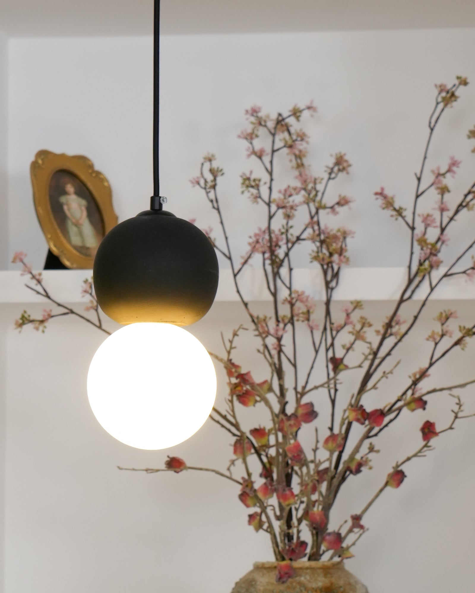 Solvicen Zement Minimalistisch Pendelleuchte-Letslighting