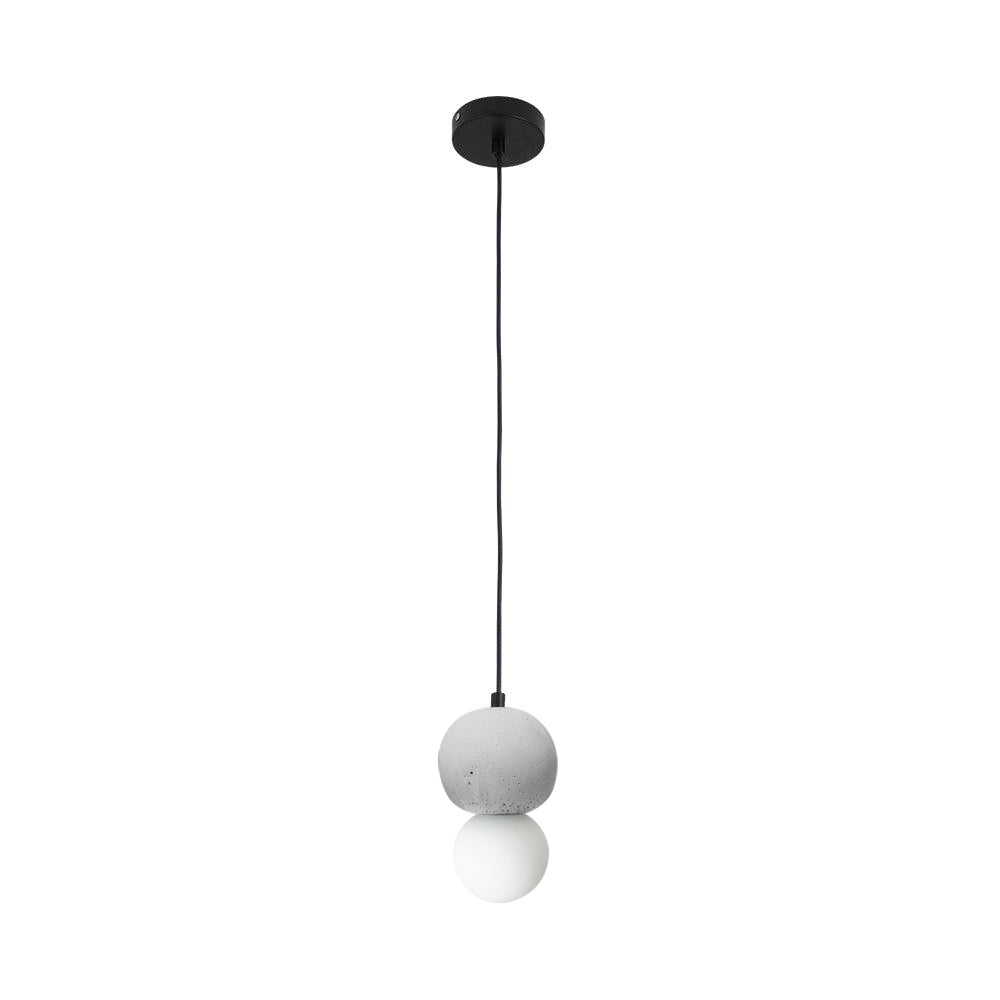 Solvicen Zement Minimalistisch Pendelleuchte-Letslighting