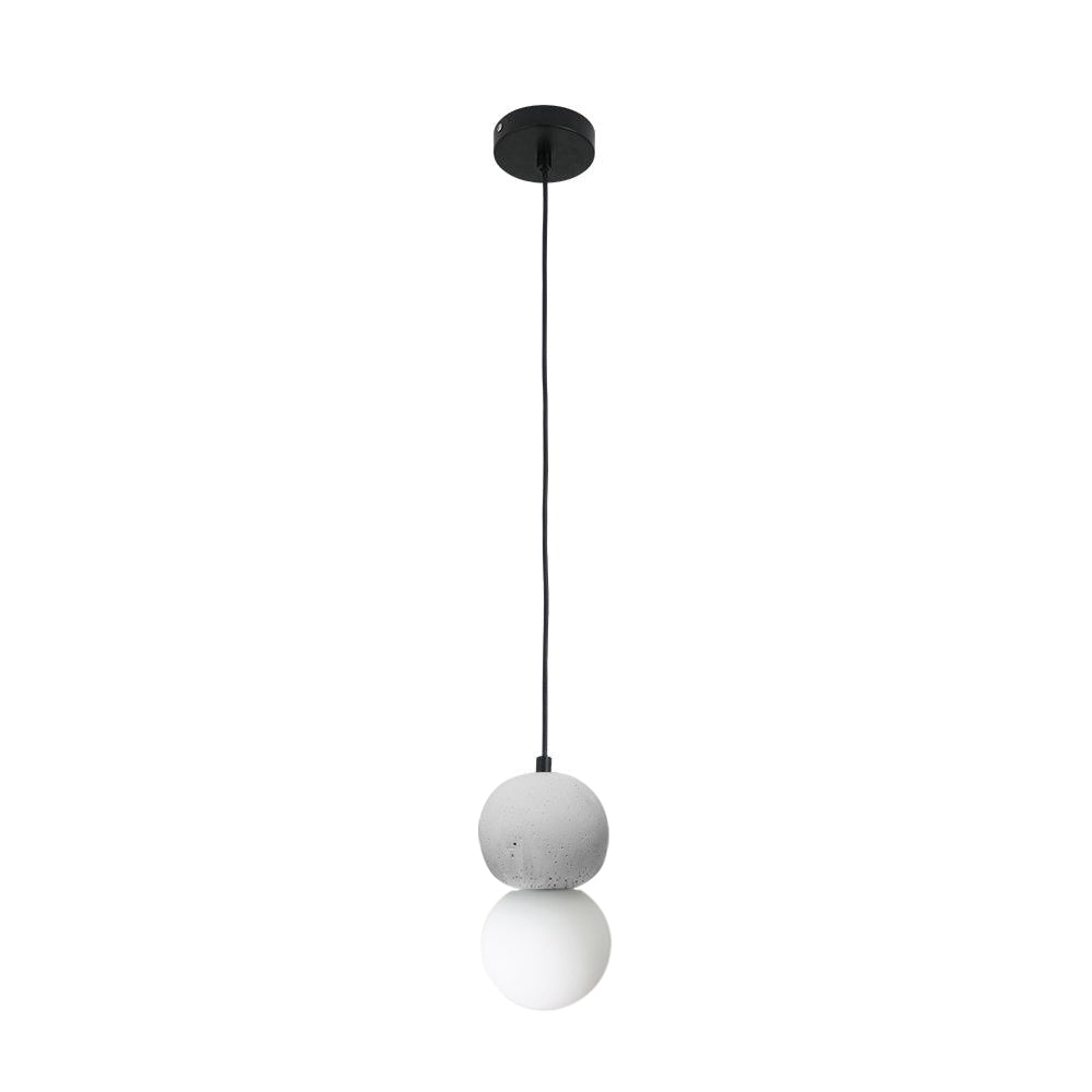 Solvicen Zement Minimalistisch Pendelleuchte-Letslighting
