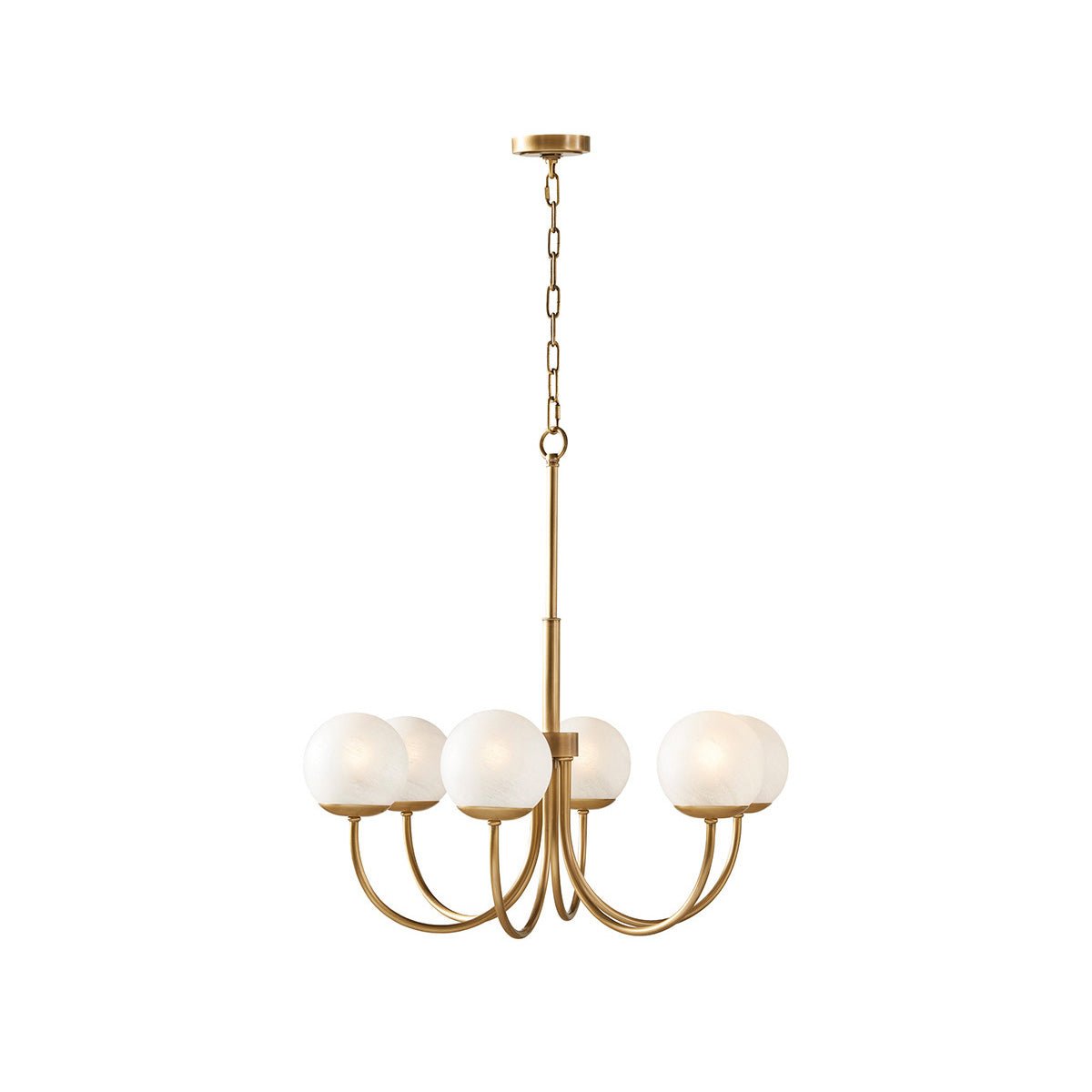 Lustra Kronleuchter Messing Globe Orillia Elegant-Letslighting