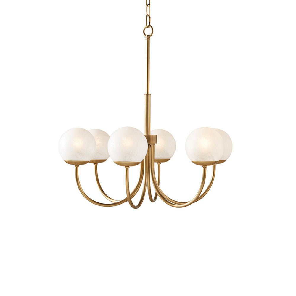 Lustra Kronleuchter Messing Globe Orillia Elegant-Letslighting