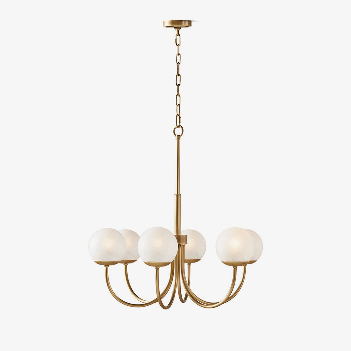 Lustra Kronleuchter Messing Globe Orillia Elegant-Letslighting