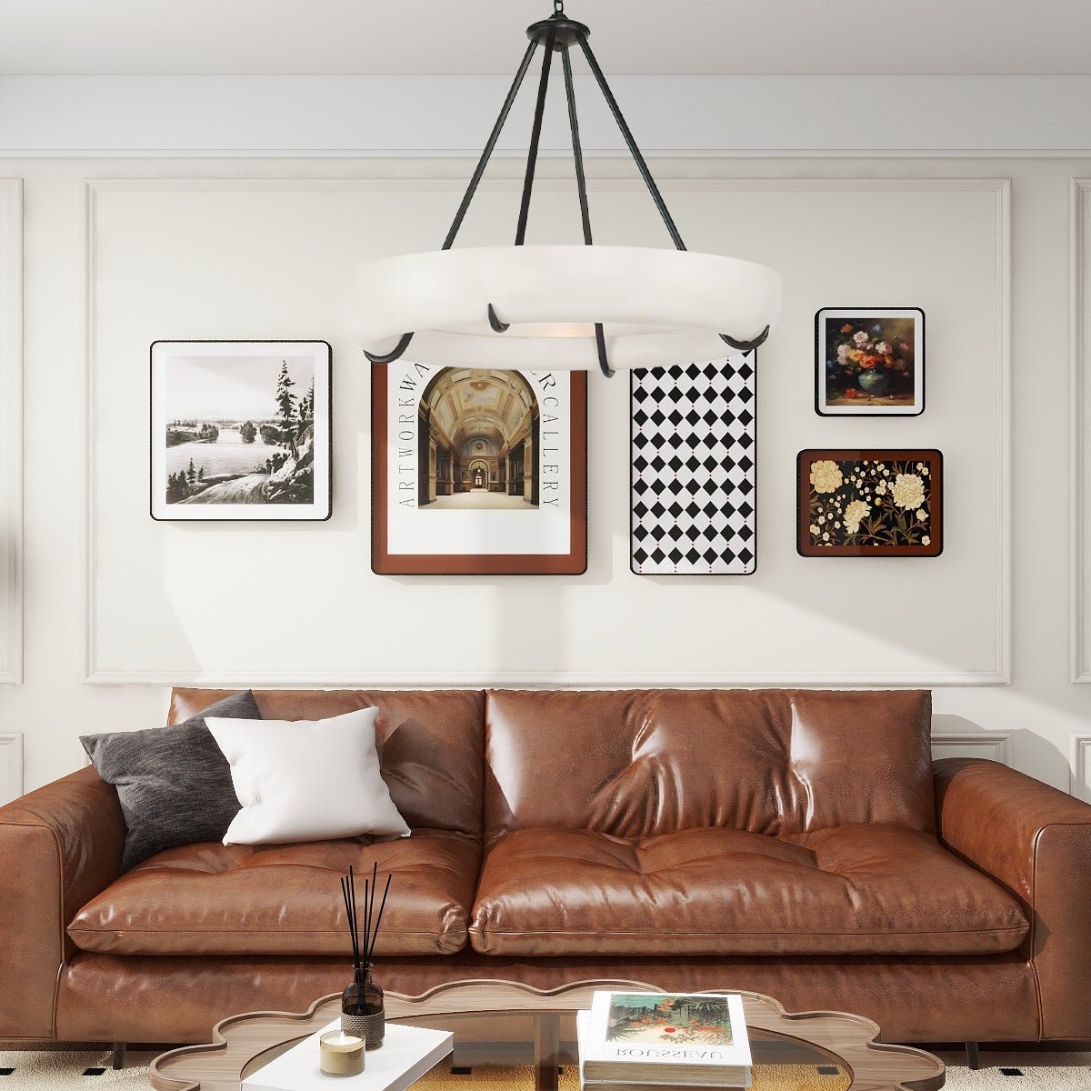 Daria Modern Alabaster Pendant Light - Neutralighting