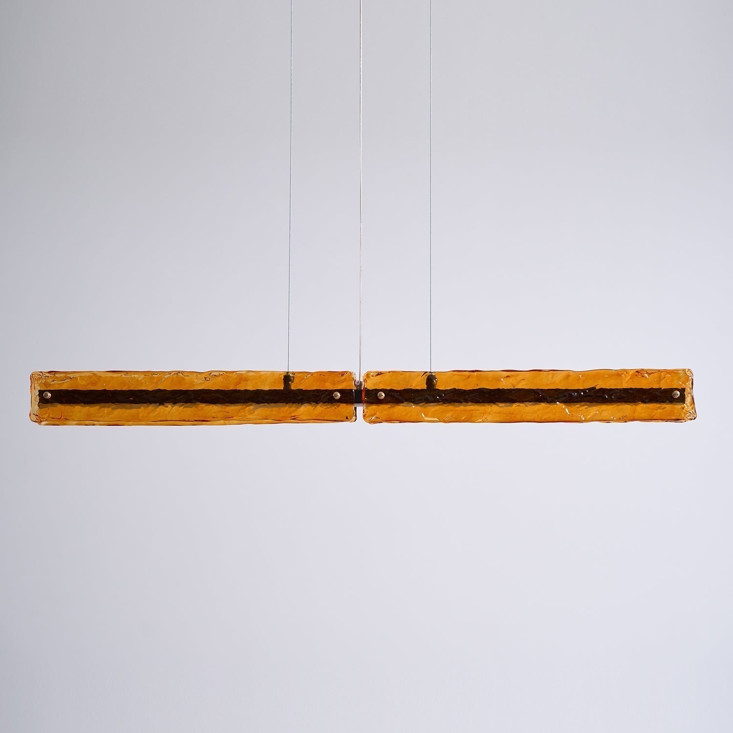 Avnorira Modern Minimalistisch Linear Insel Glas Pendelleuchte-Letslighting