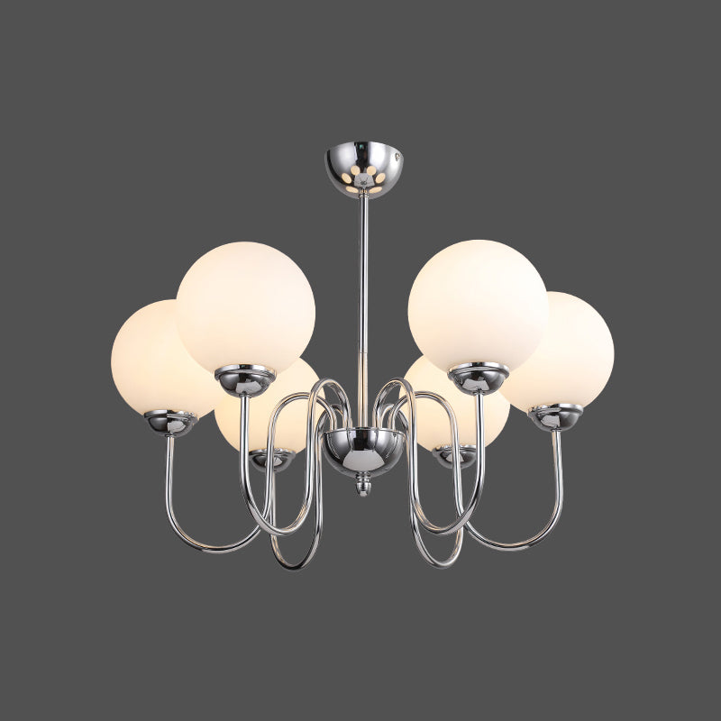 Ildorel Messing Glas Premium Nordisch Art Kronleuchter-Letslighting