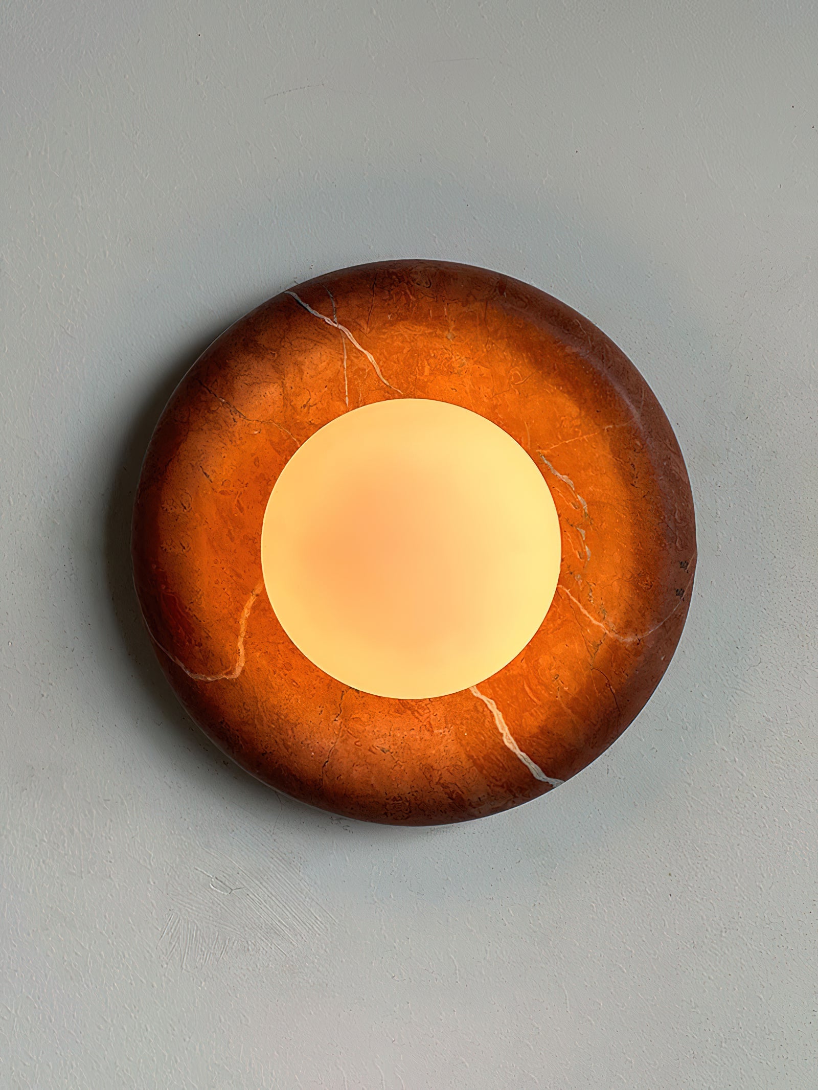 Vomire Nordic Art Roter Marmor Wandleuchte-Letslighting