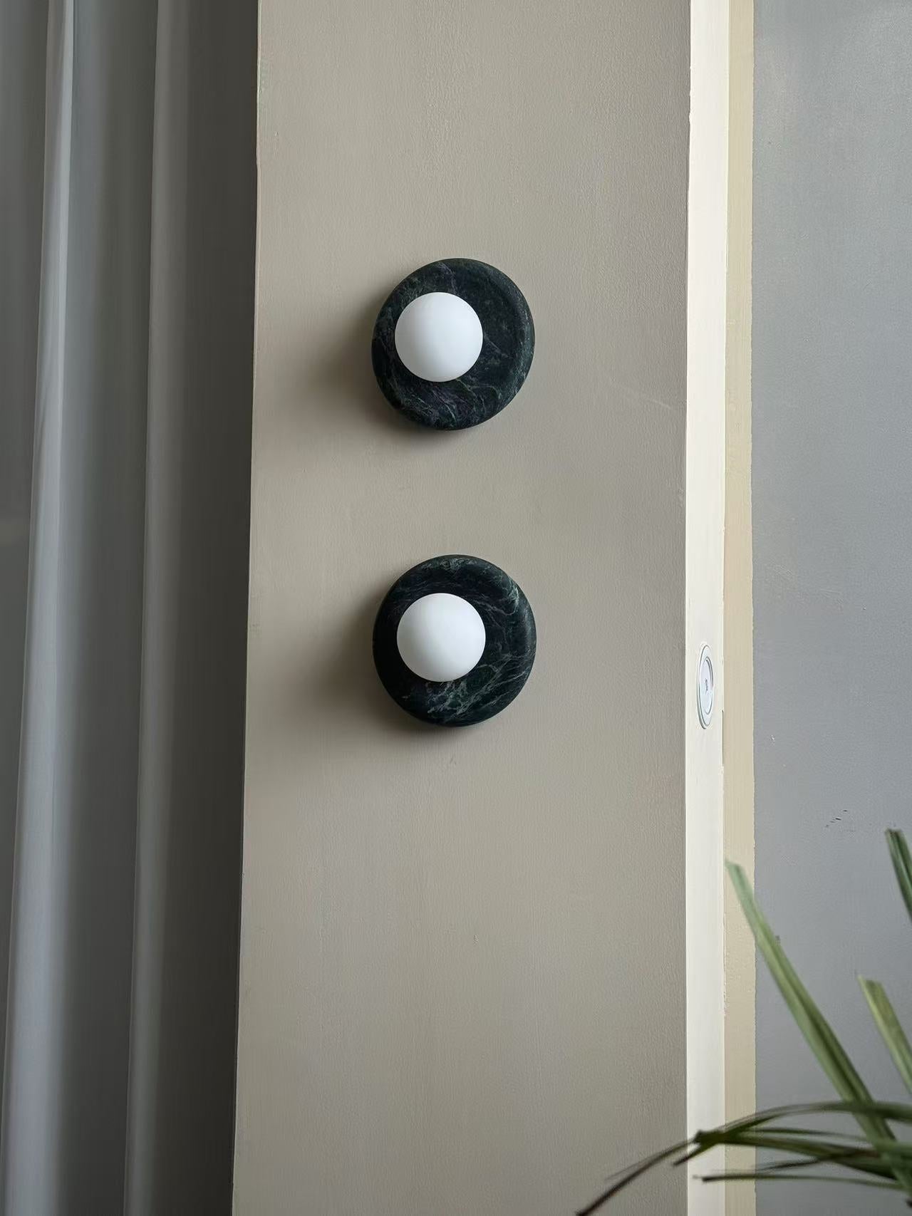 Cusorion Dunkelgrüne Marmor Wandleuchte-Letslighting