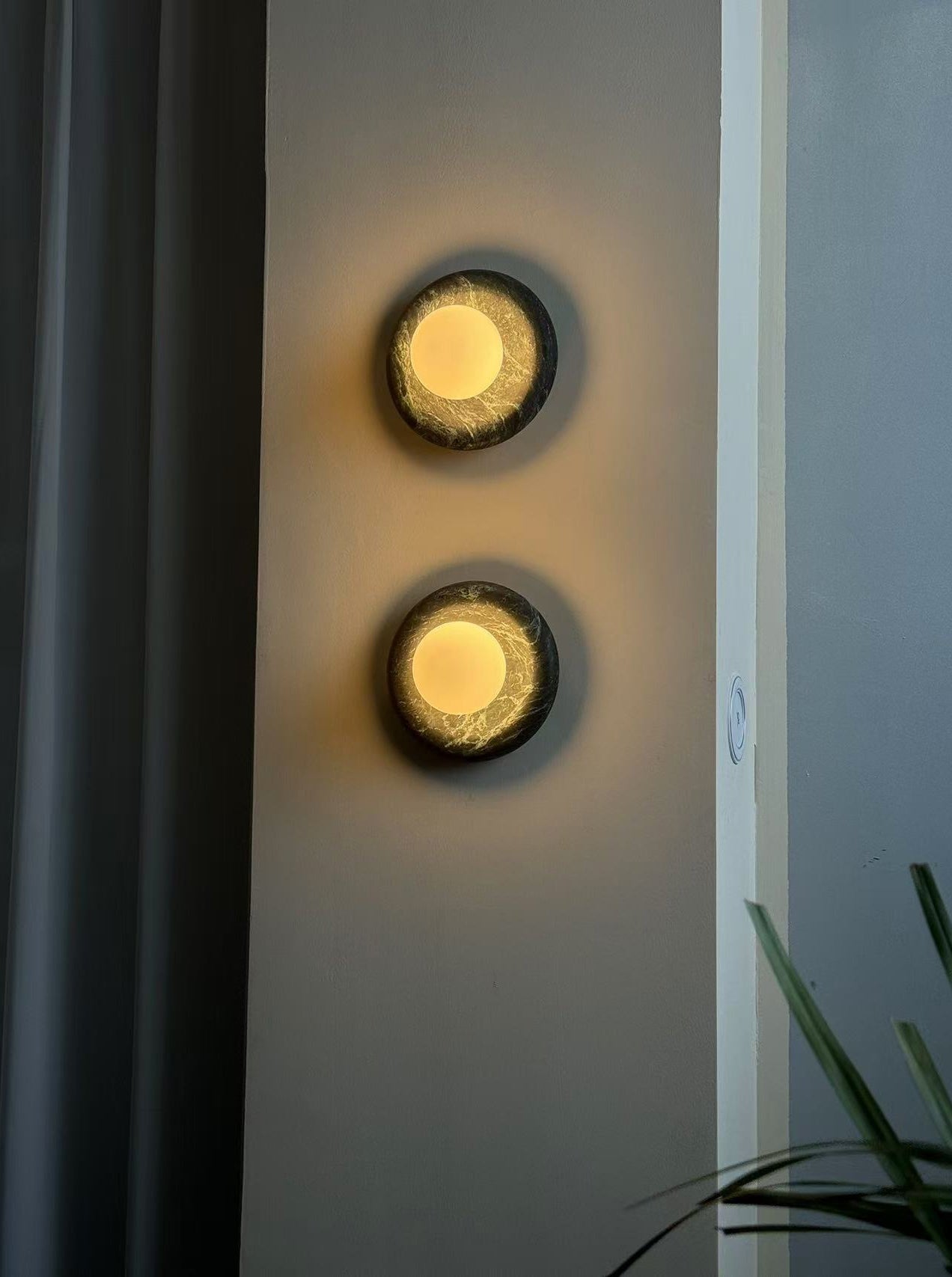 Cusorion Dunkelgrüne Marmor Wandleuchte-Letslighting