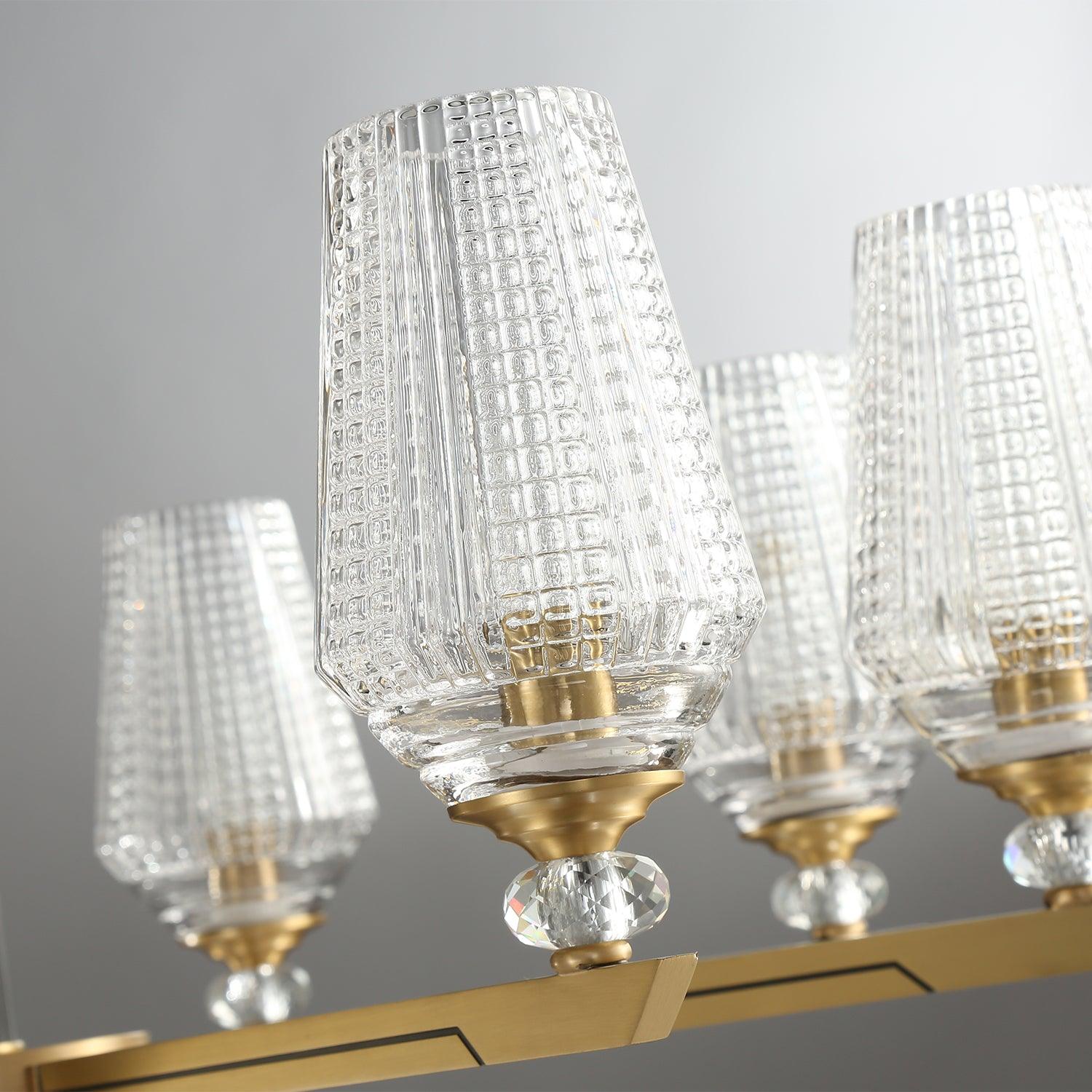 Astra Luxus Hexa Messing Kronleuchter-Letslighting