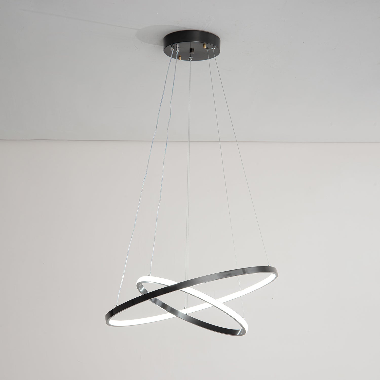 Arthaila Modern Minimalist Rings Brass Plastic Chandelier-Letslighting