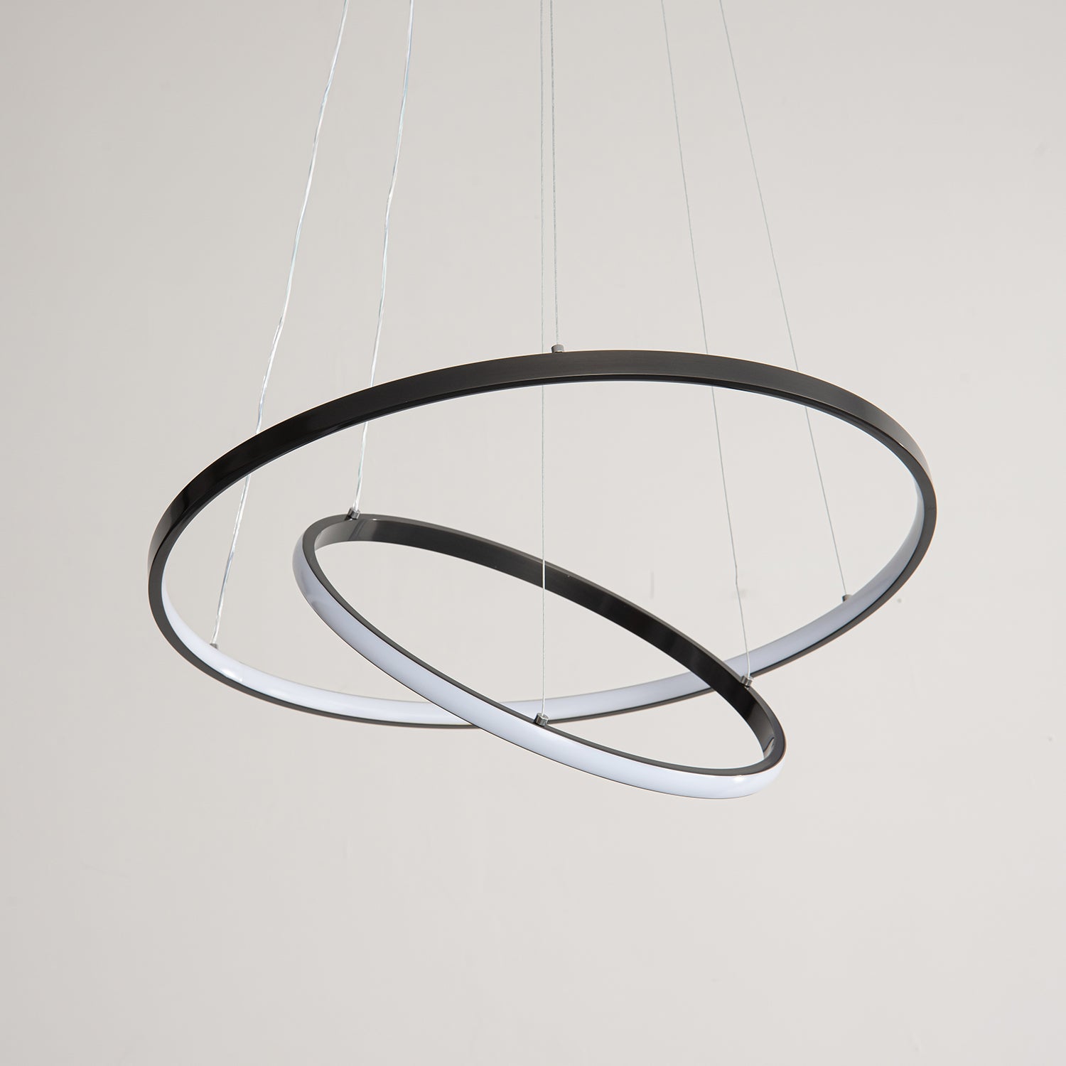 Arthaila Modern Minimalist Rings Brass Plastic Chandelier-Letslighting