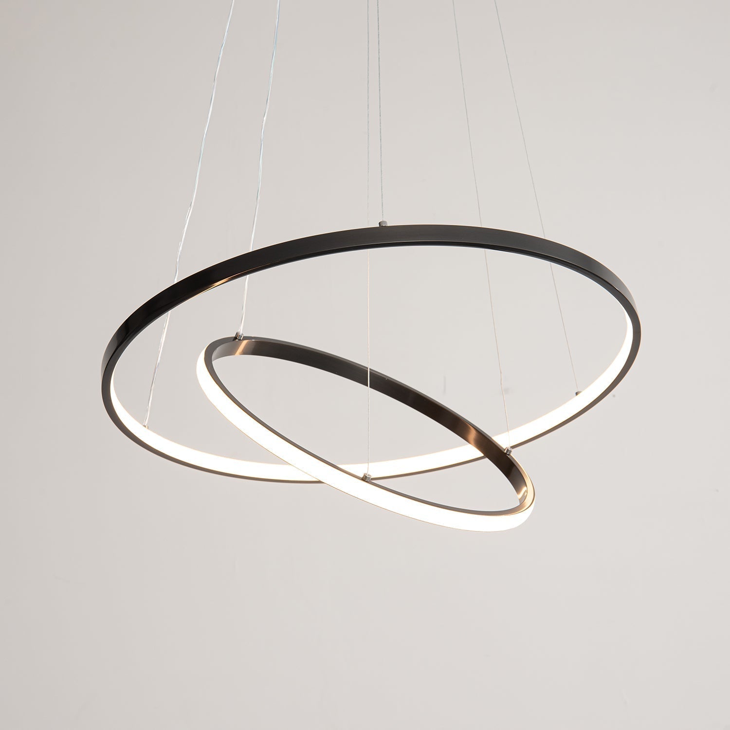 Arthaila Modern Minimalist Rings Brass Plastic Chandelier-Letslighting