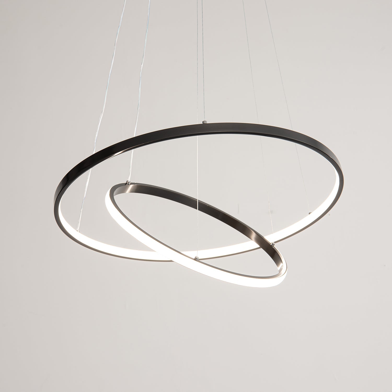 Arthaila Modern Minimalist Rings Brass Plastic Chandelier-Letslighting