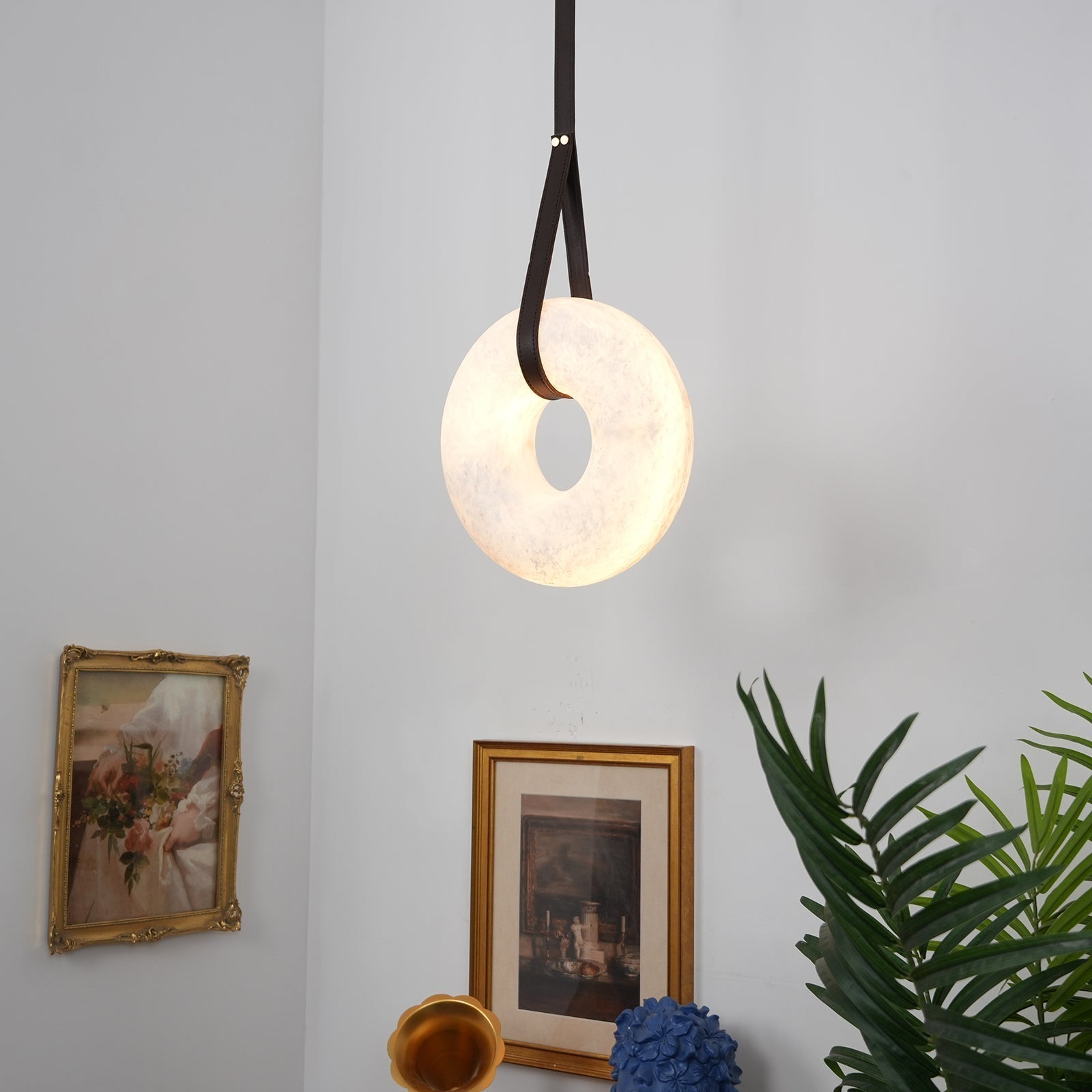 Aurtala Premium Nordic Art Alabaster Pendant Lamp - Letslighting