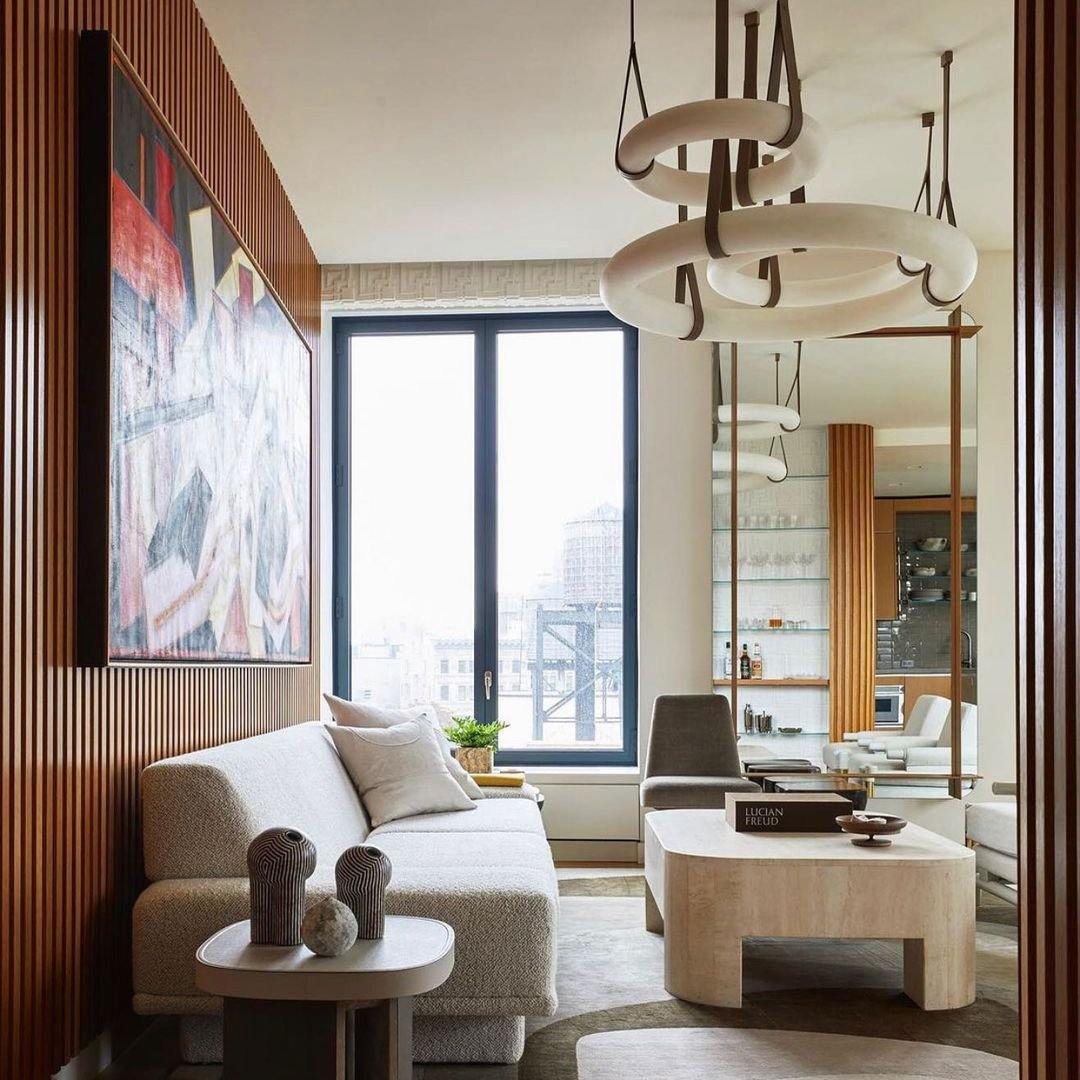 Culiris Modern Minimalist Brown Alabaster Chandelier - Letslighting