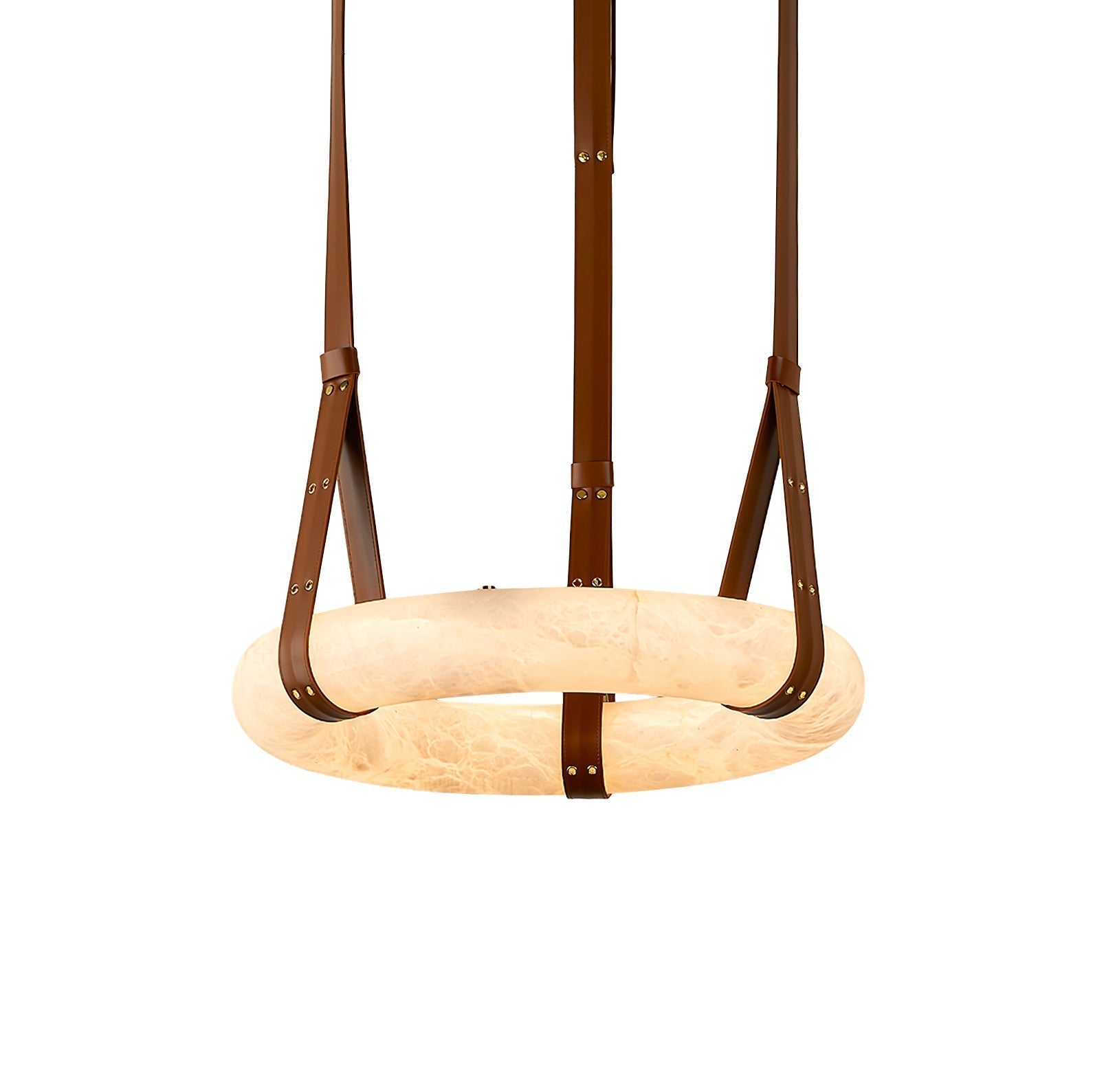 Culiris Modern Minimalist Brown Alabaster Chandelier - Letslighting