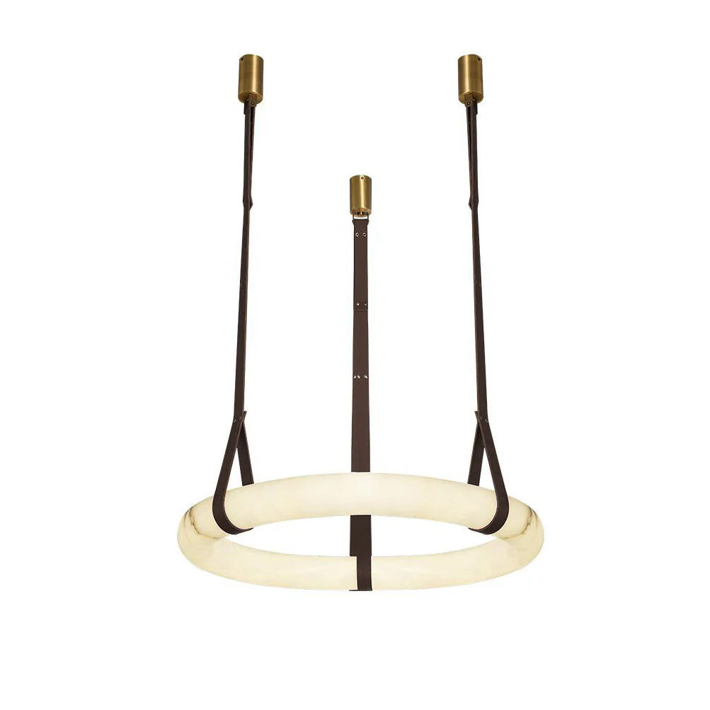 Culiris Modern Minimalist Brown Alabaster Chandelier - Letslighting