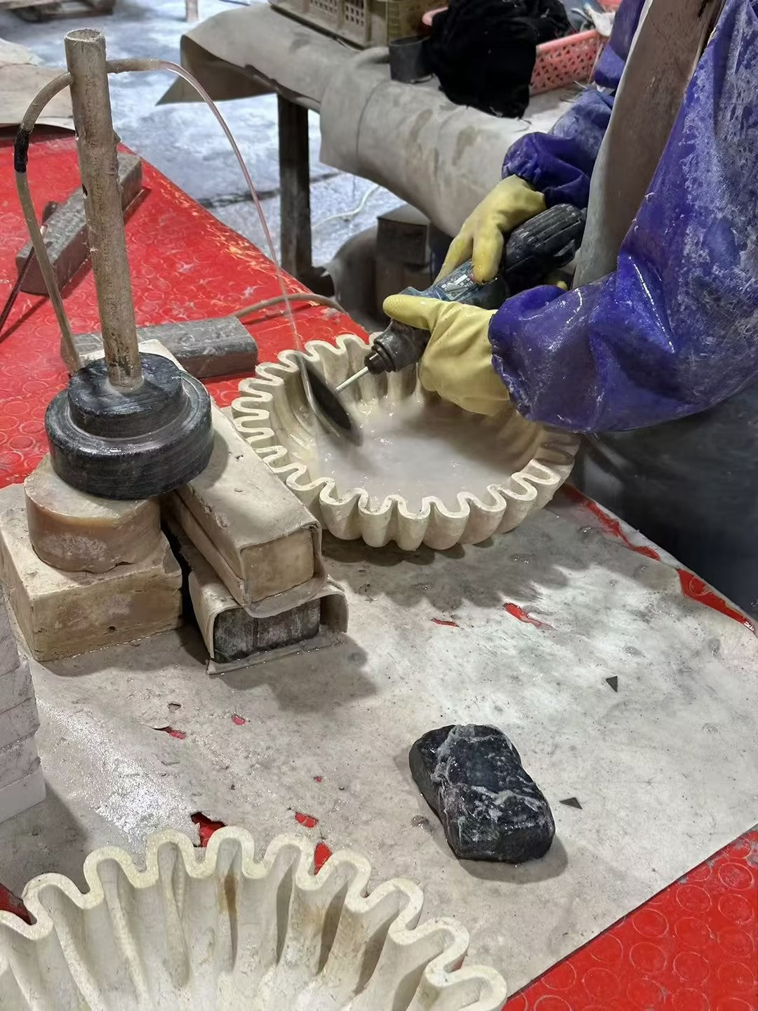 Ivvinen Premium Elegance Marble Glass Wall Lamp - Letslighting