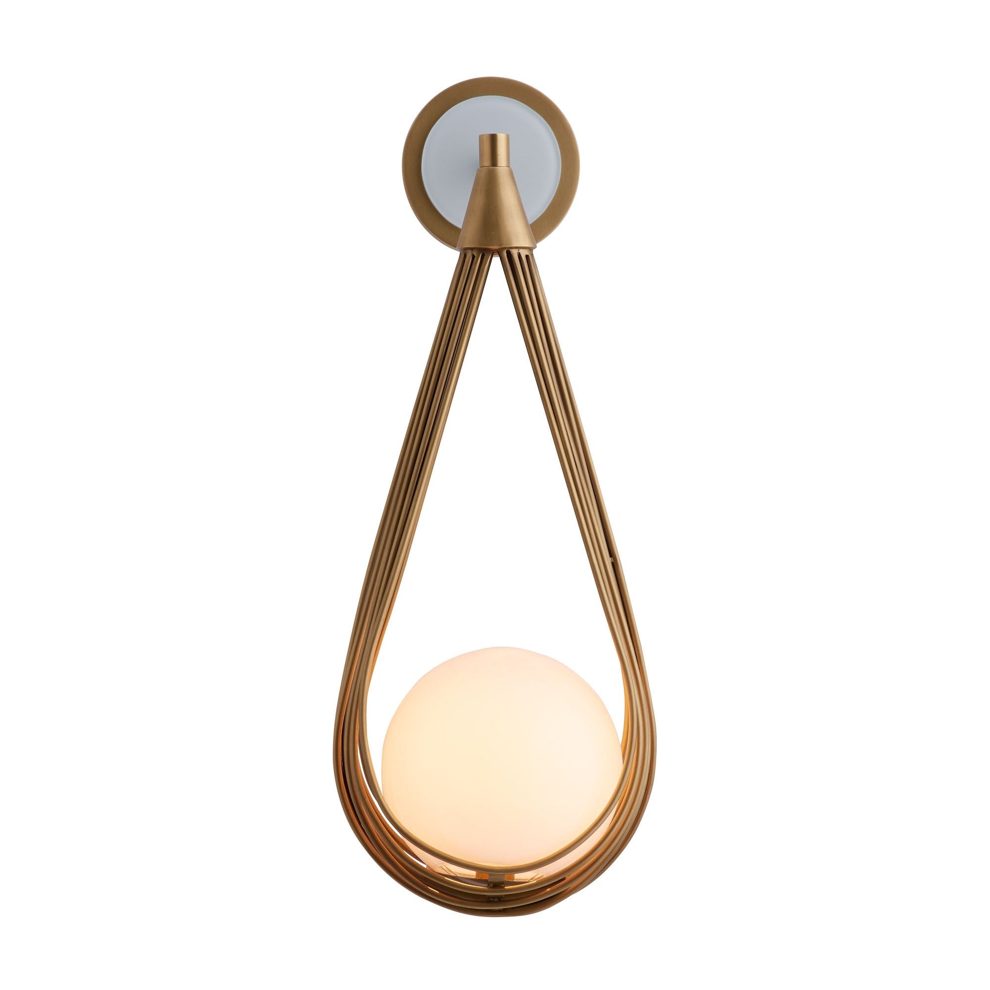 Zemirir Wandleuchte aus Messing und Glas-Letslighting
