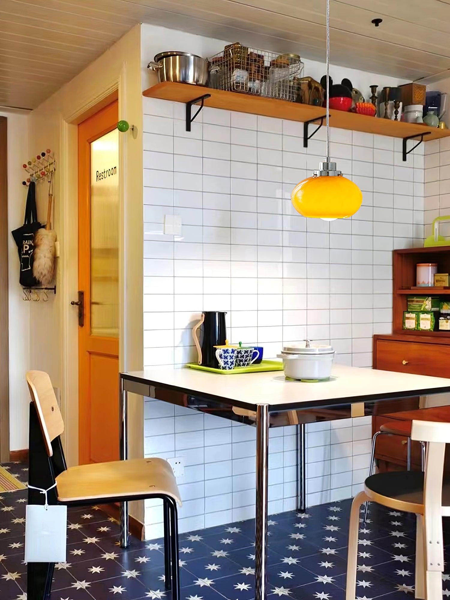 Tavira Glass Retro Pendant Light-Letslighting
