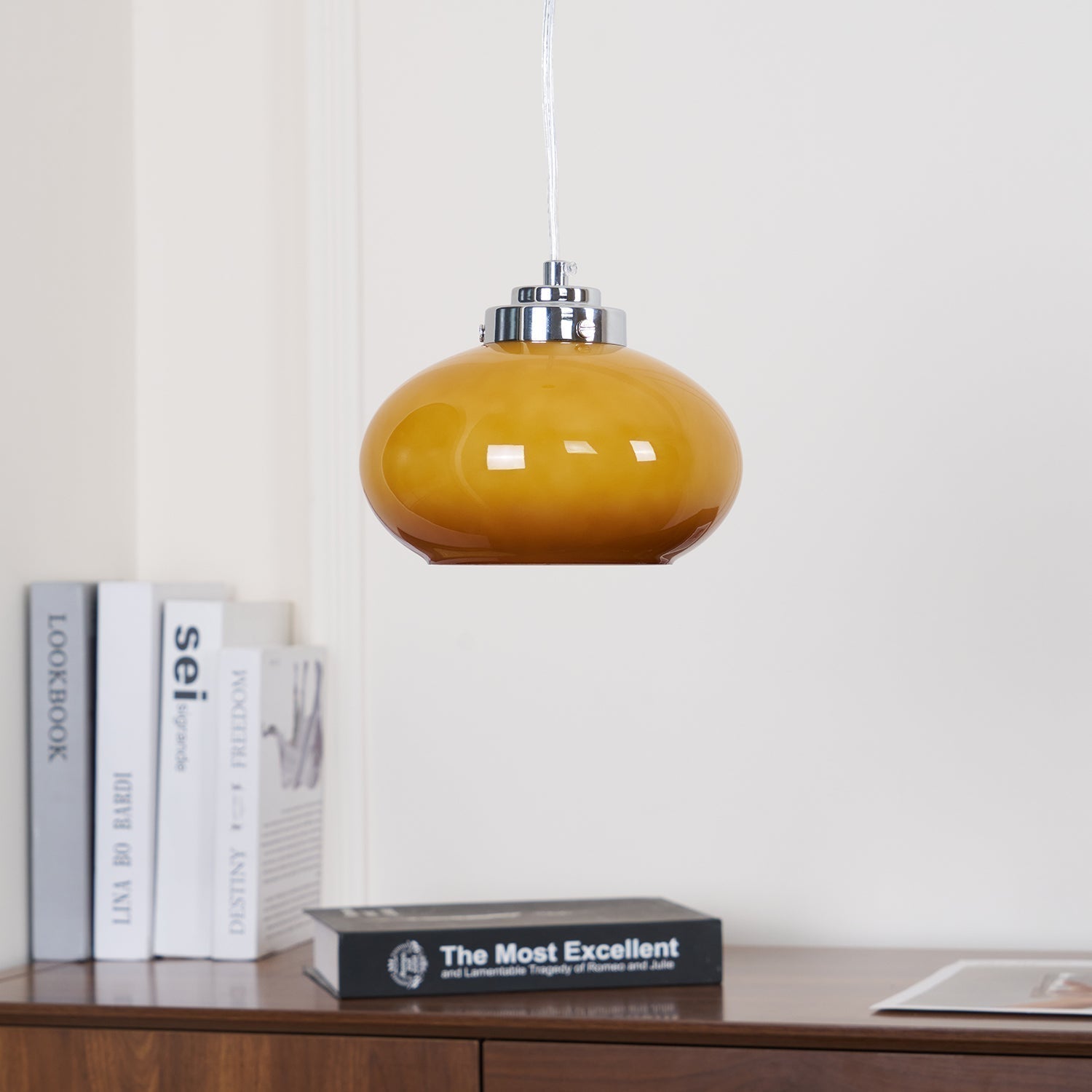 Tavira Glass Retro Pendant Light-Letslighting