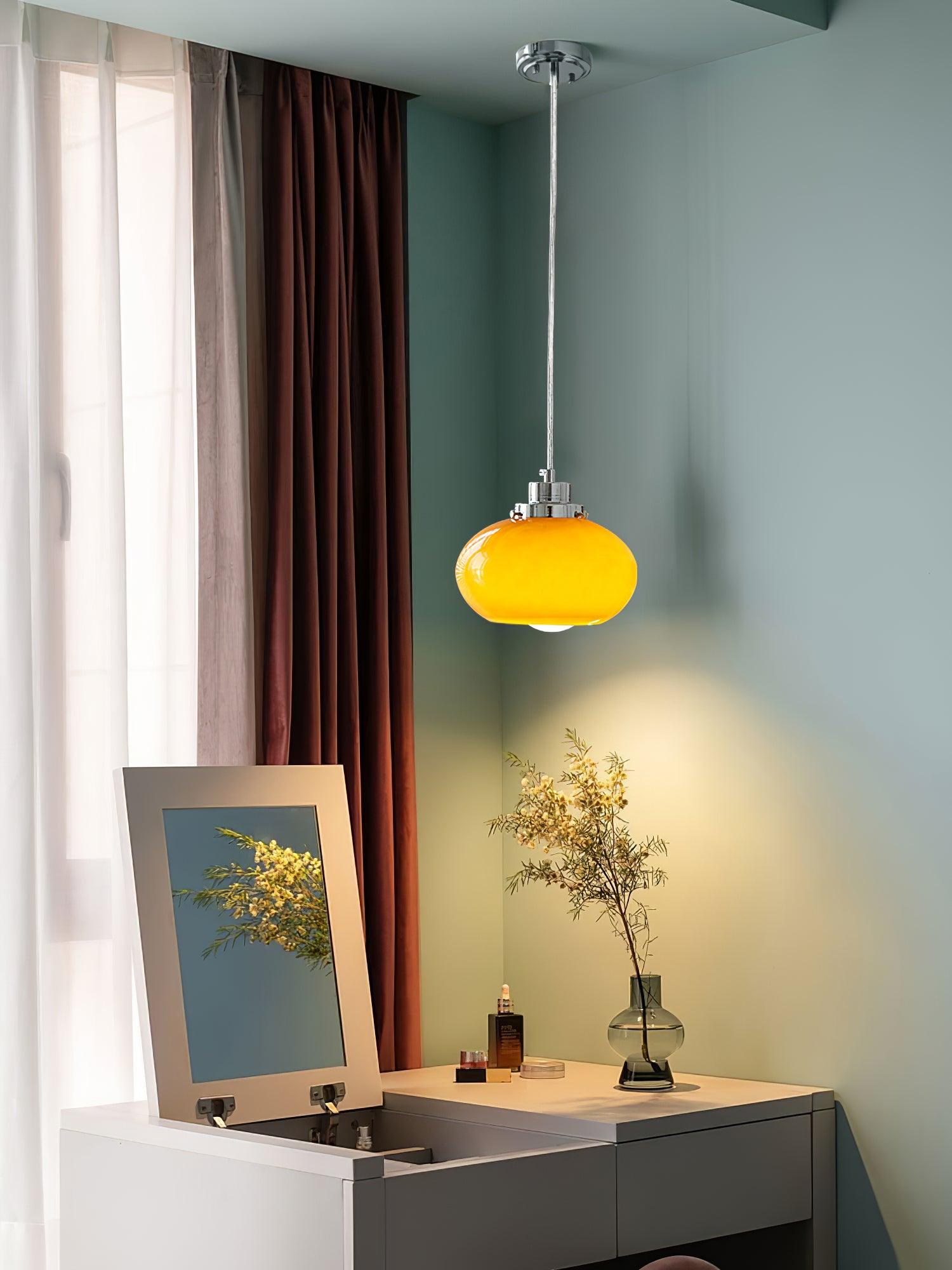 Tavira Glass Retro Pendant Light-Letslighting