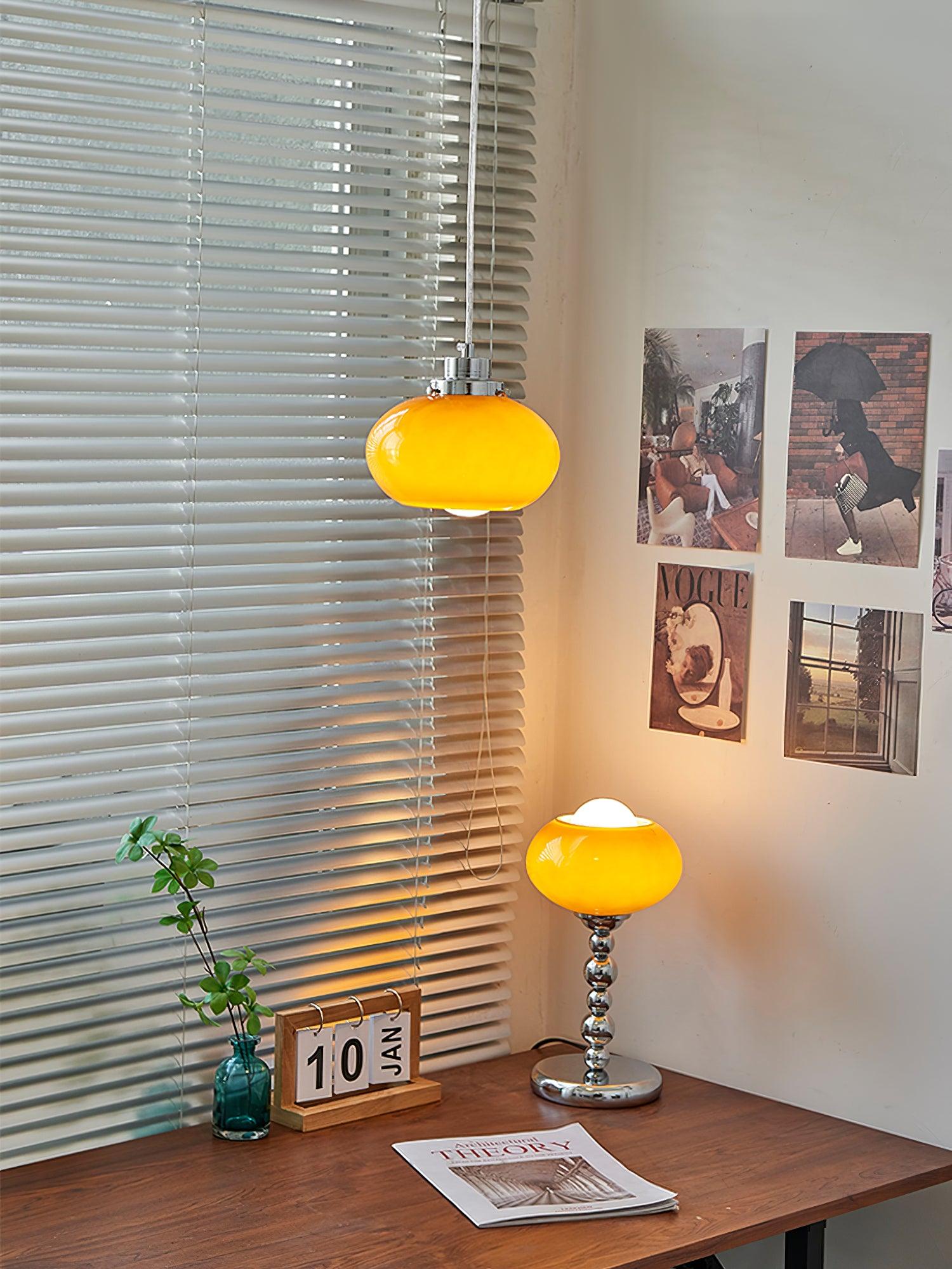 Tavira Glass Retro Pendant Light-Letslighting