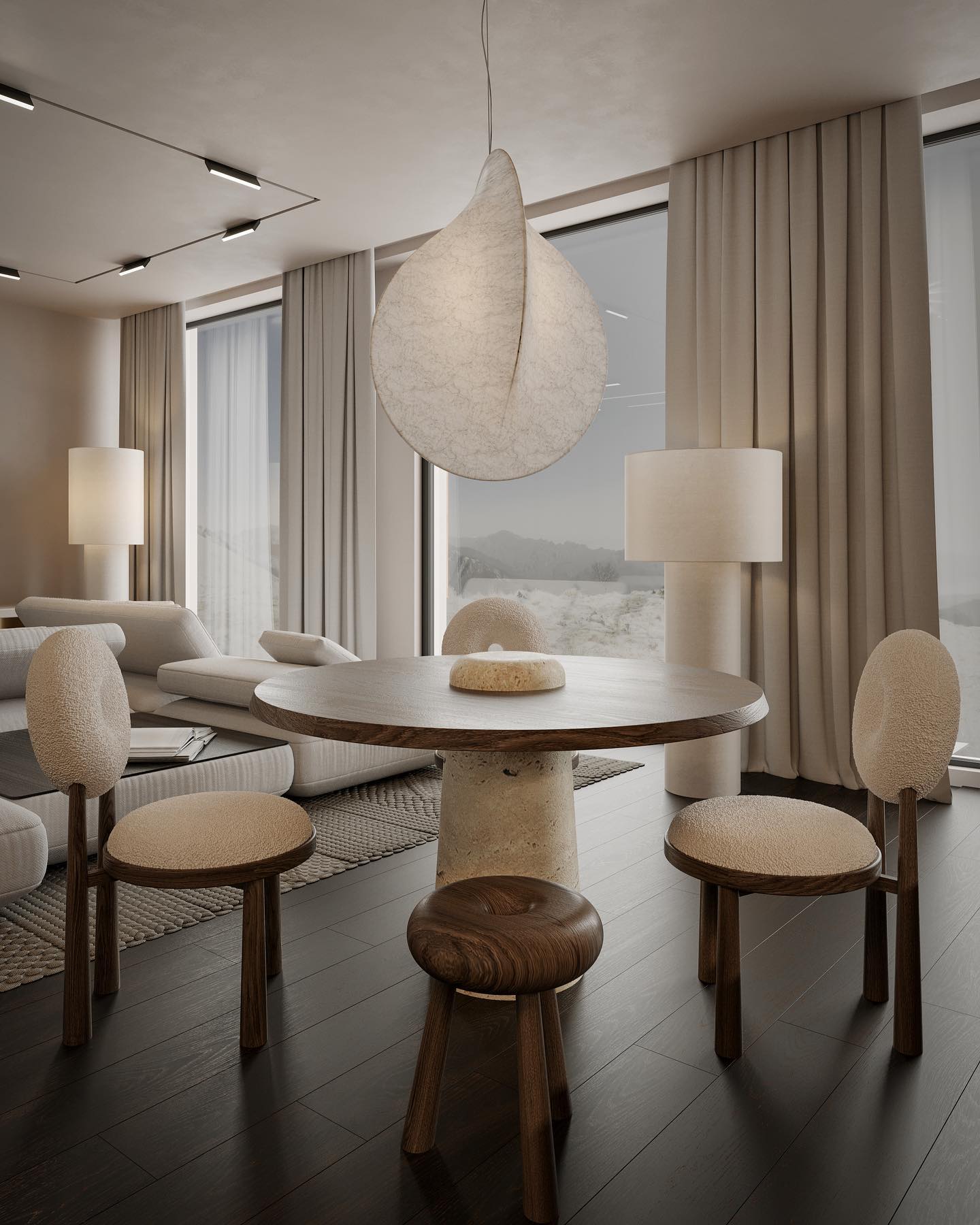 Mirelian Stahl Künstlerisch Pendelleuchte Lampe-Letslighting