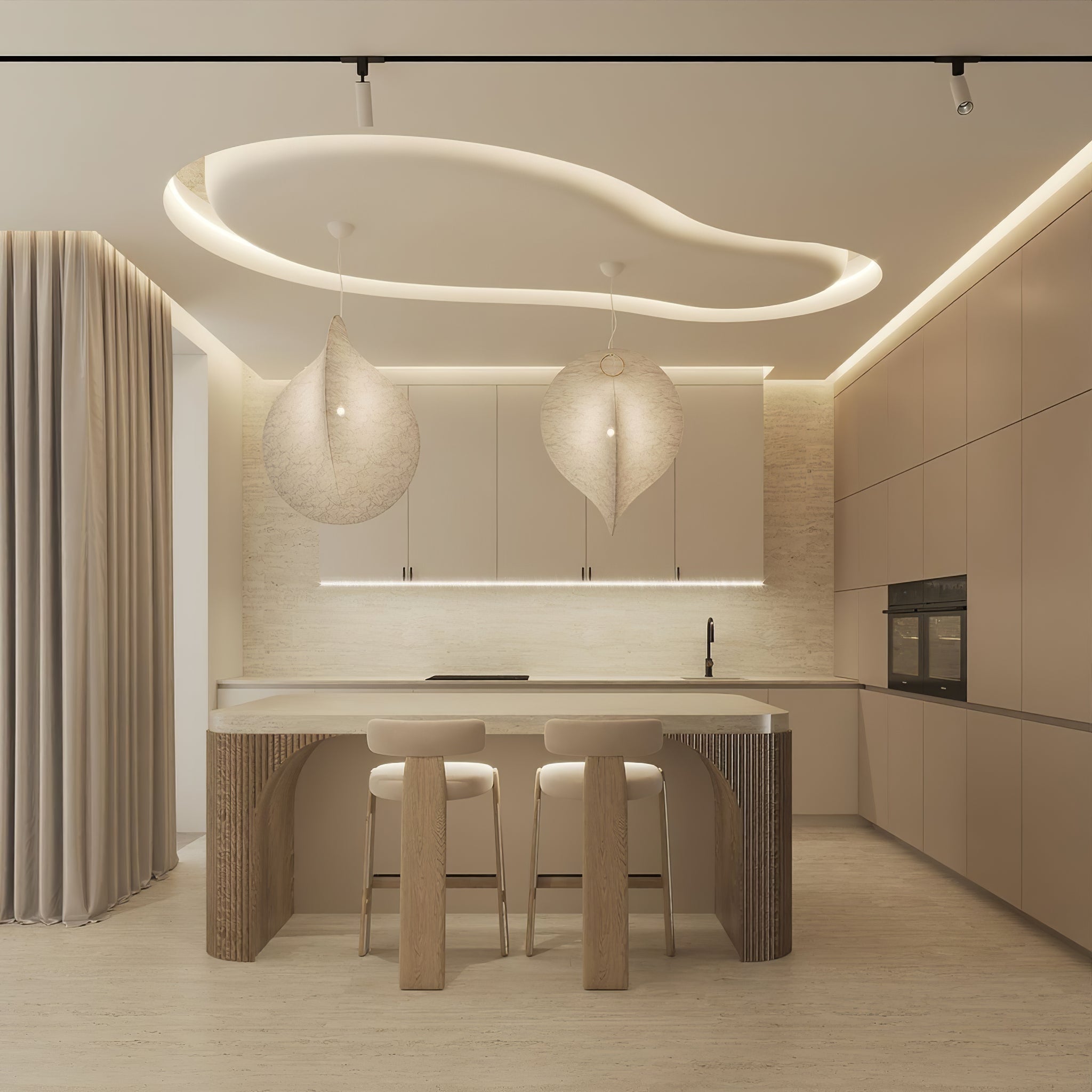 Mirelian Stahl Künstlerisch Pendelleuchte Lampe-Letslighting